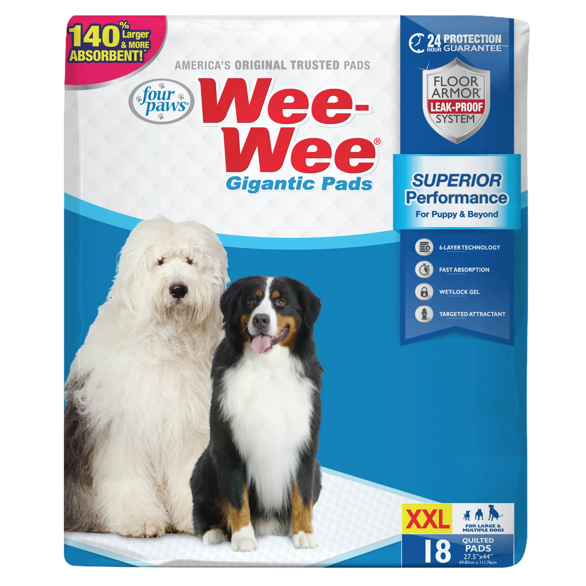 Four Paws XL Wee-Wee Pads  28 x 34 in  21 Count - Image 1