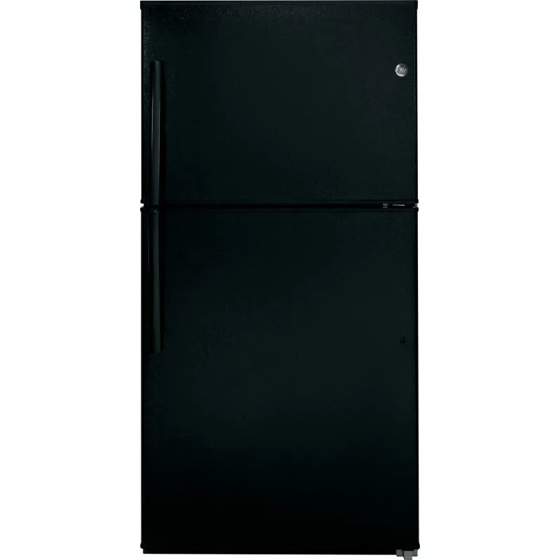 GE 33-inch, 21.2 cu. ft. Top Freezer Refrigerator with Ice Maker GIE21GTHBB