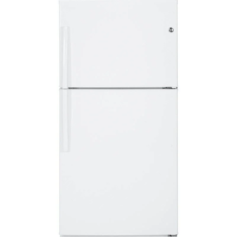 GE 33-inch, 21.2 cu. ft. Top Freezer Refrigerator with Ice Maker GIE21GTHWW