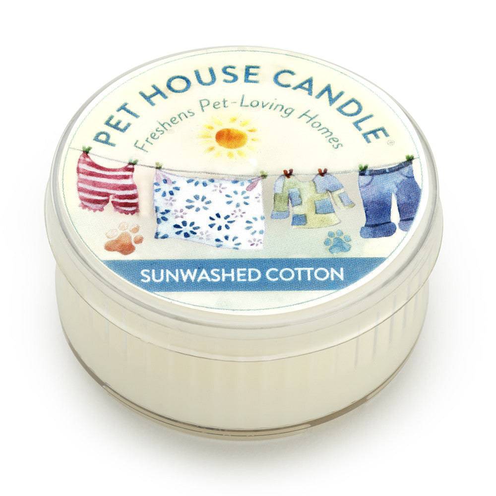 Pet House Candle Mini Sunwashed Cotton - Image 1