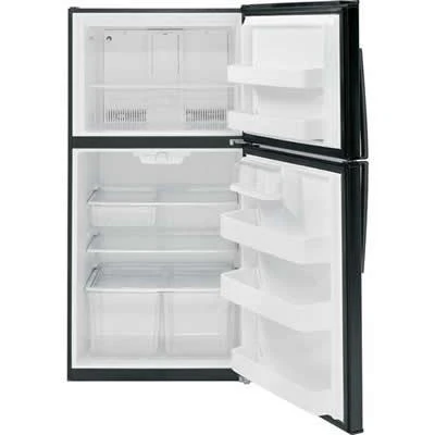 GE 33-inch, 21.2 cu. ft. Top Freezer Refrigerator GTE21GTHBB - Image 3