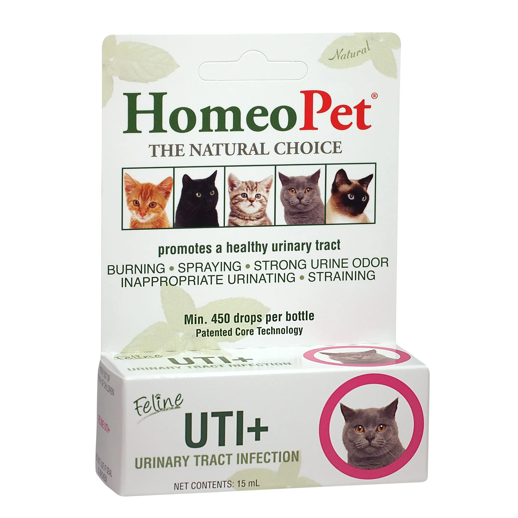 Homeopet Feline UTI+ 15mL - Image 1