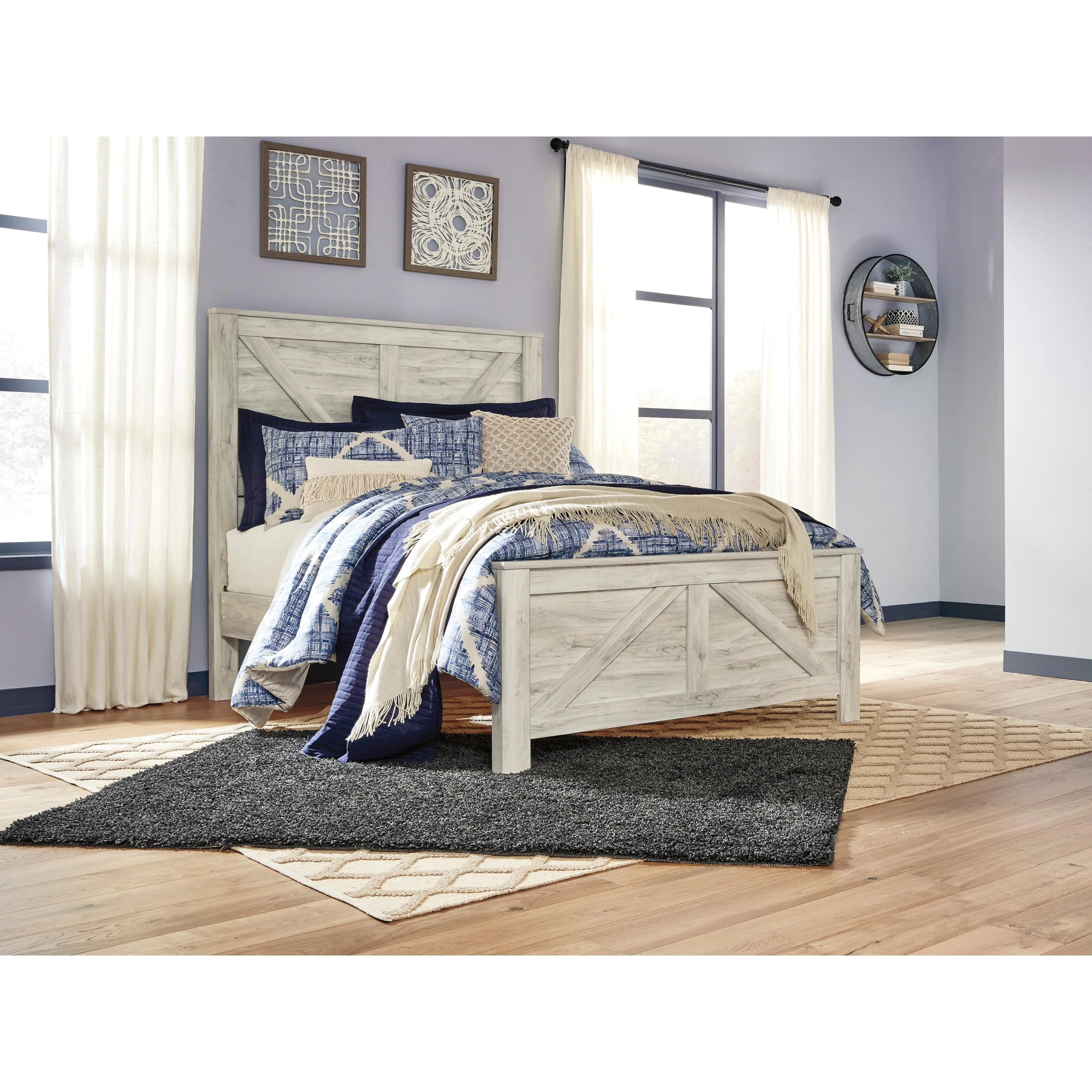 Signature Design by Ashley Bellaby B331 7 pc Queen Panel Bedroom Set - Image 2