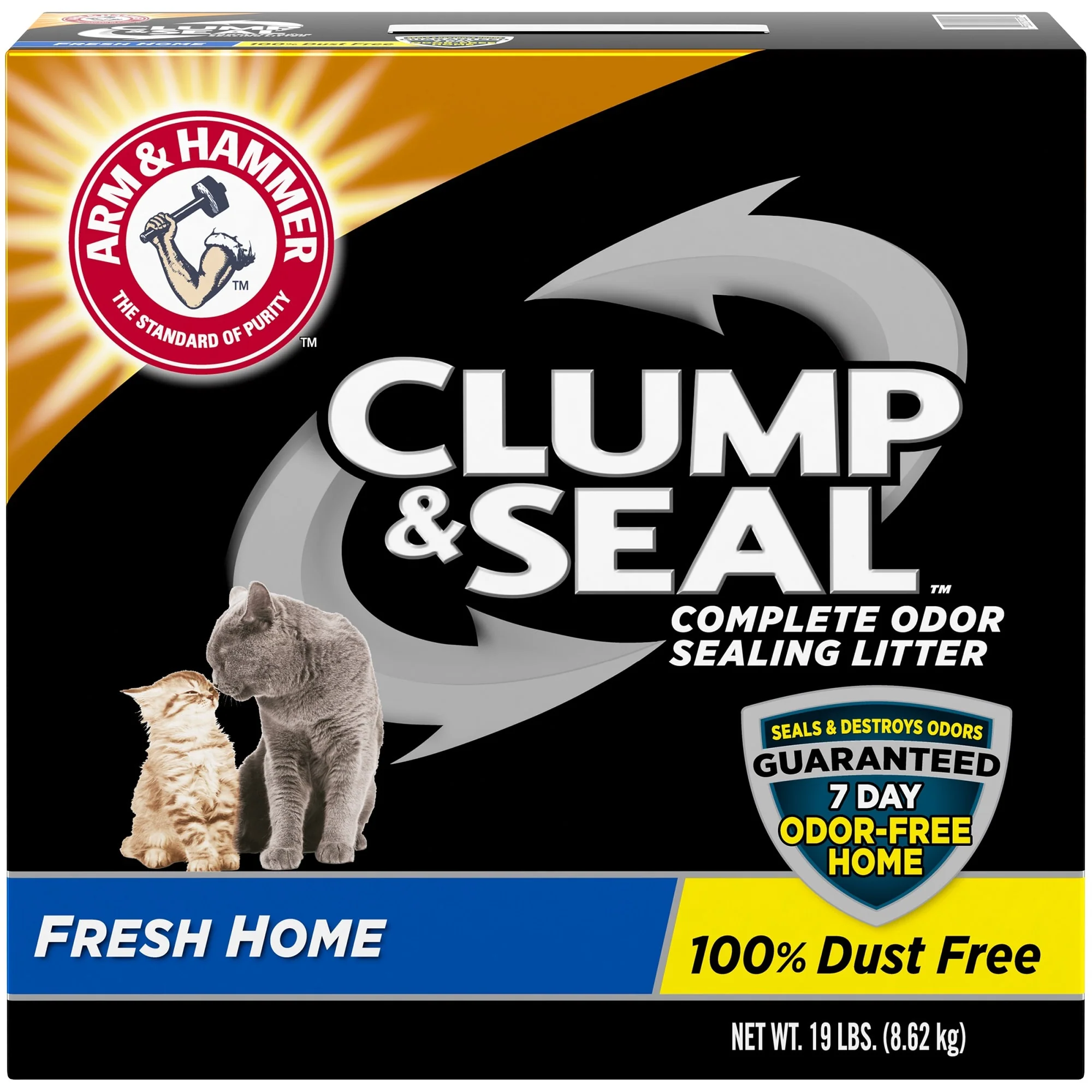 Arm & Hammer Clump & Seal Litter, Fresh Home Scent 19lb - Image 1