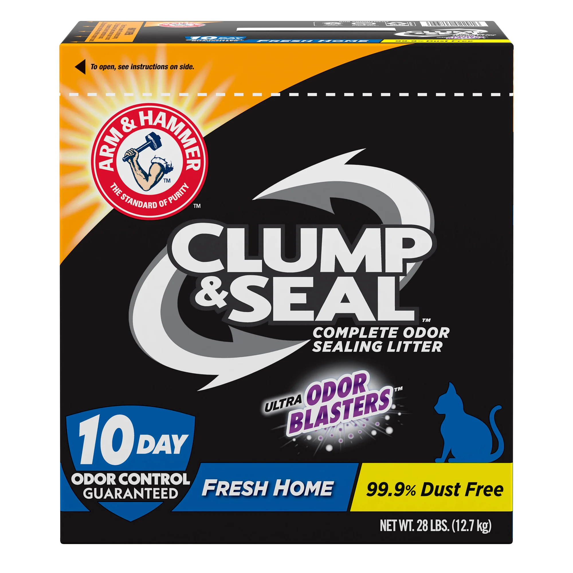 Arm & Hammer Clump & Seal Cat Litter  Fresh Home Scent 28lb - Image 1