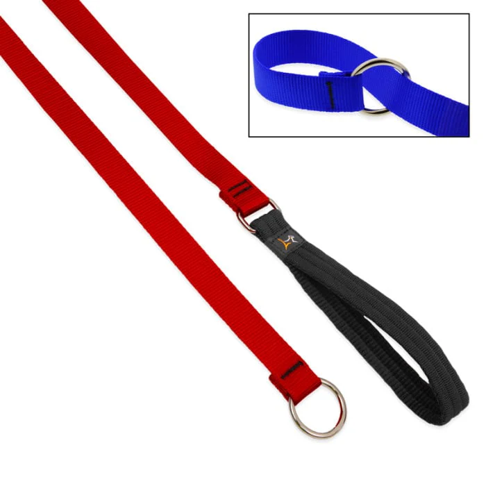 Lupine Pet Dog 6 Ft Long 3/4 In Slip Lead Basics Red - Image 1