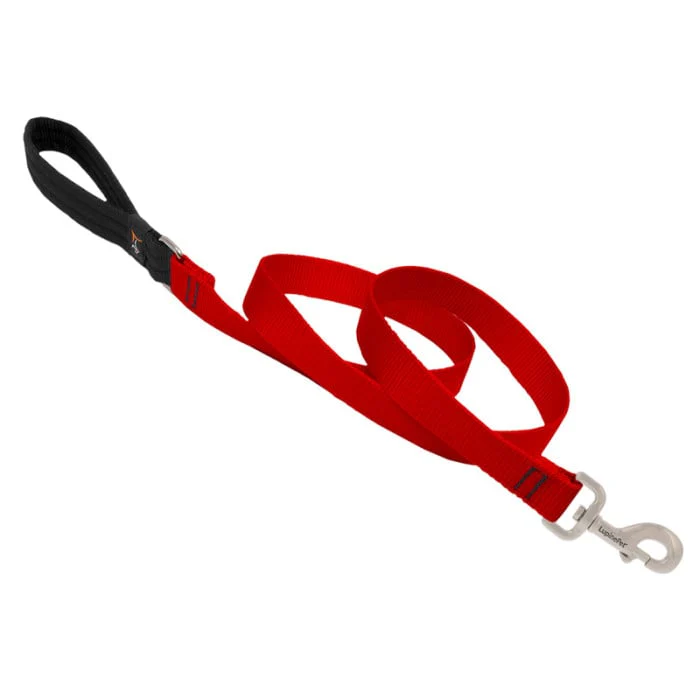 Lupine Pet Dog 6 Ft Long 1 In Leash Basics Red - Image 1