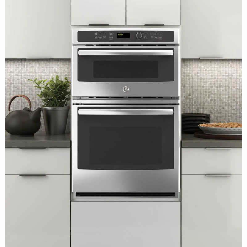 GE 27-inch, 4.3 cu. ft. Built-in Combination Wall Oven JK3800SHSS - Image 3