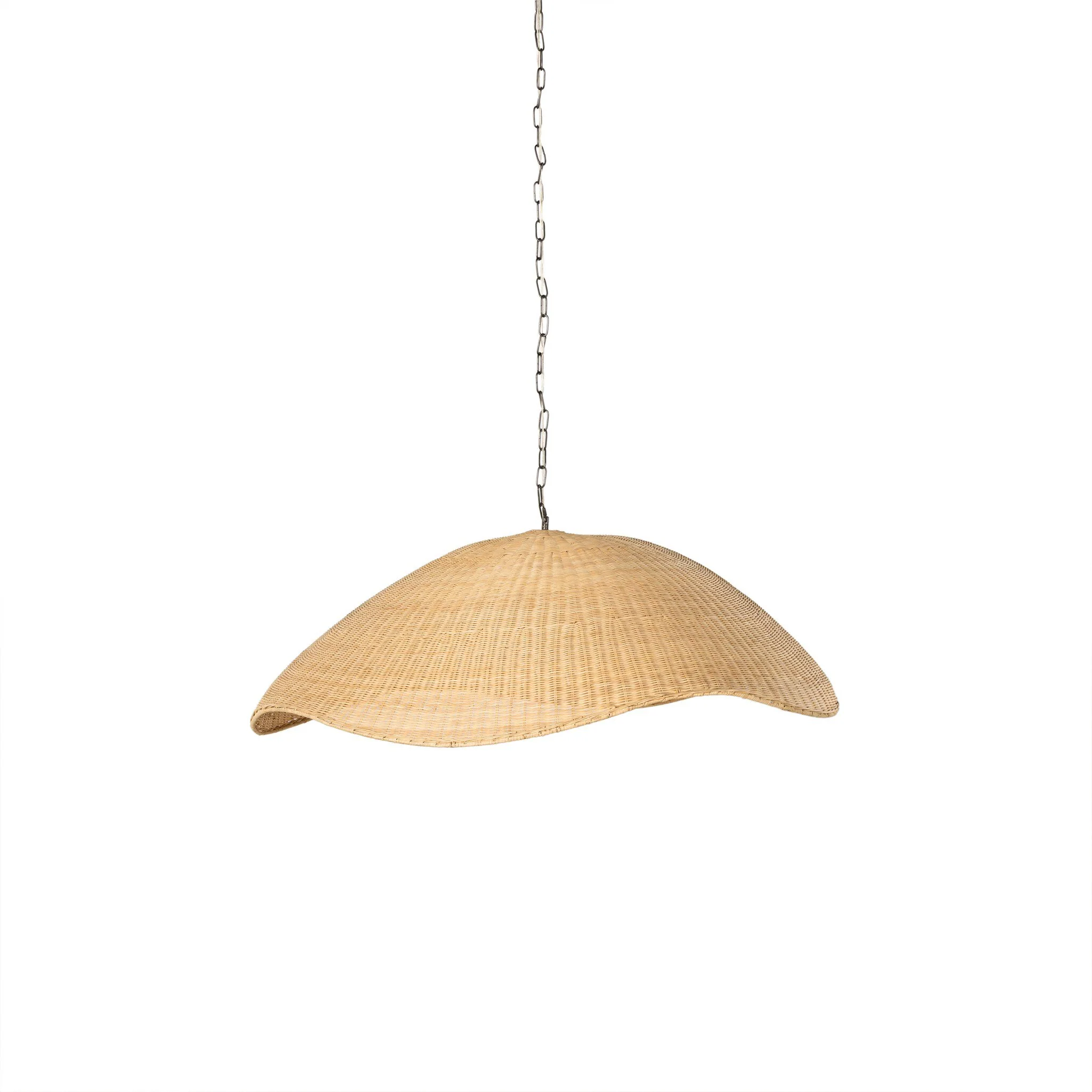 Overscale Woven Rattan Pendant - Image 1