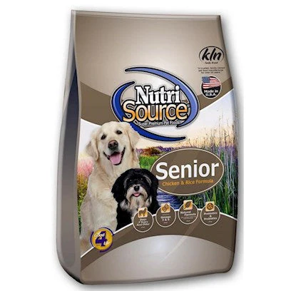 NutriSource Senior Dry Dog Food  26lb - Image 1