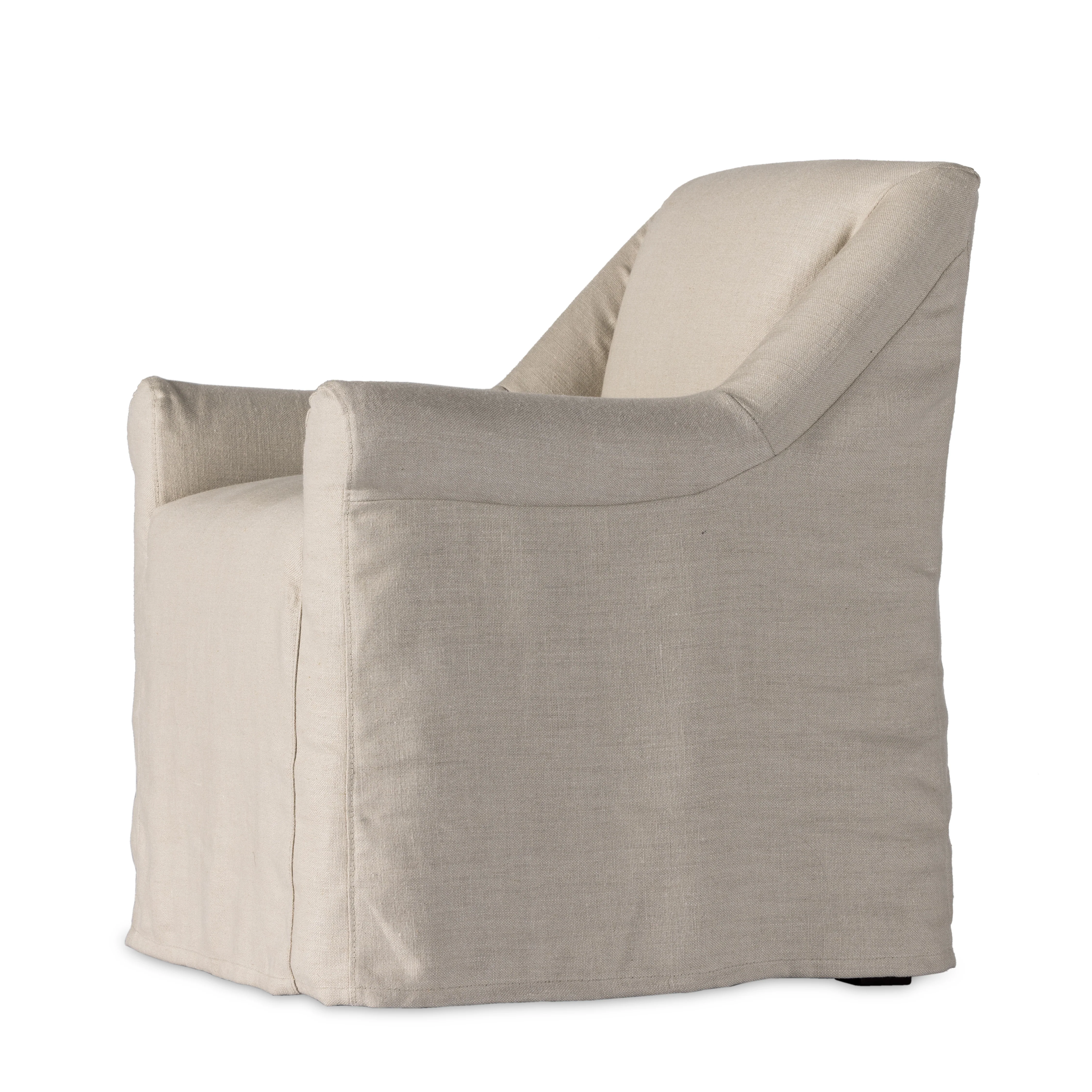 Inez Slipcover Dining Chair - Image 3