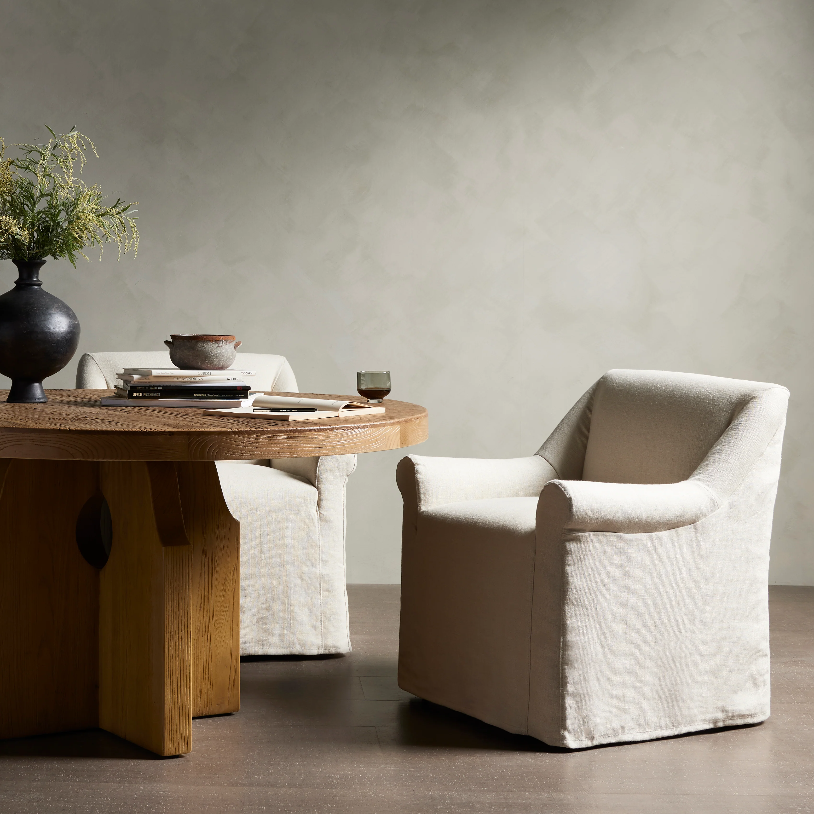 Inez Slipcover Dining Chair - Image 2