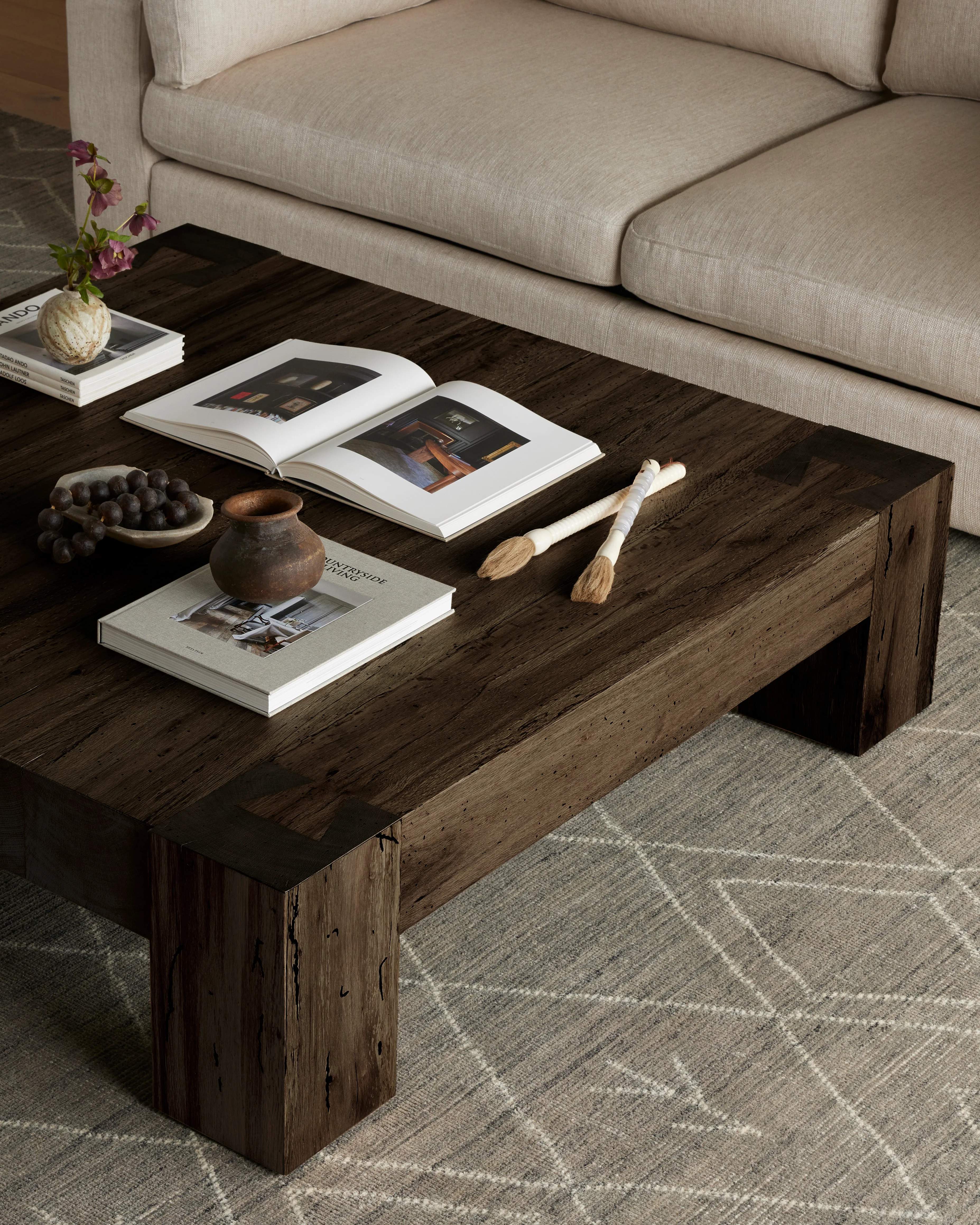 Luca Coffee Table, Ebony - Image 3