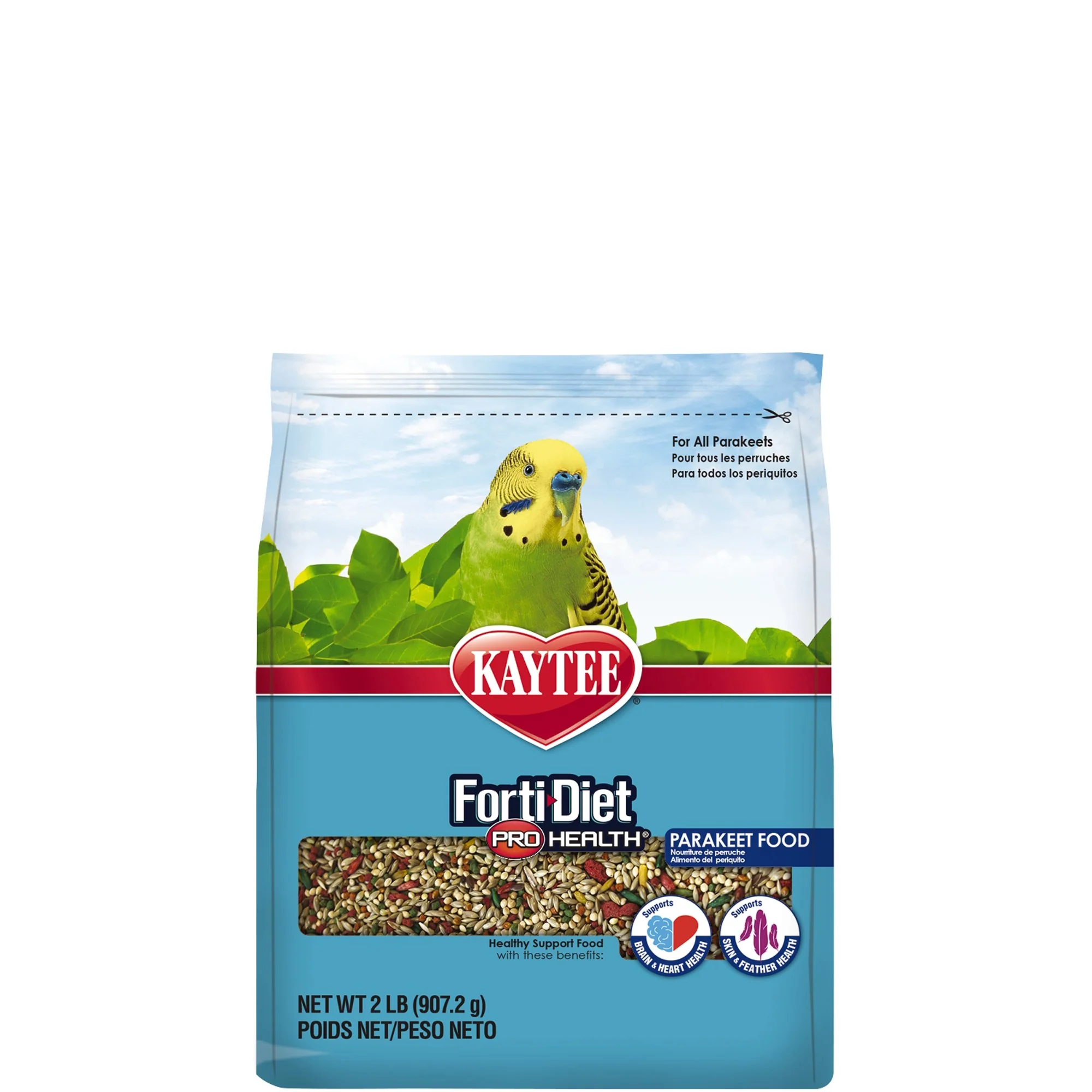 Kaytee Forti-Diet Pro Health Parakeet Food  2 lb - Image 1