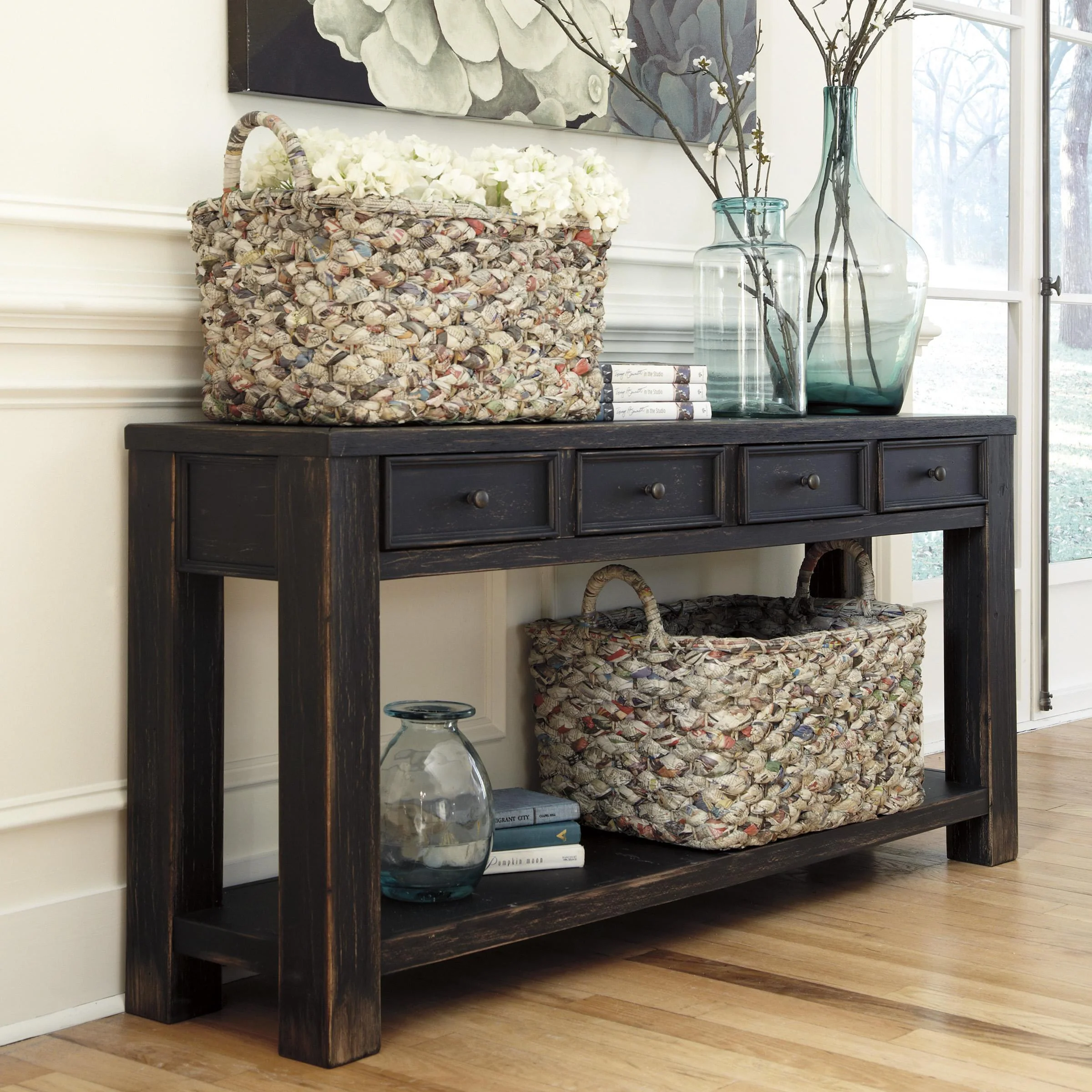 Signature Design by Ashley Gavelston Sofa Table T732-4 - Image 2