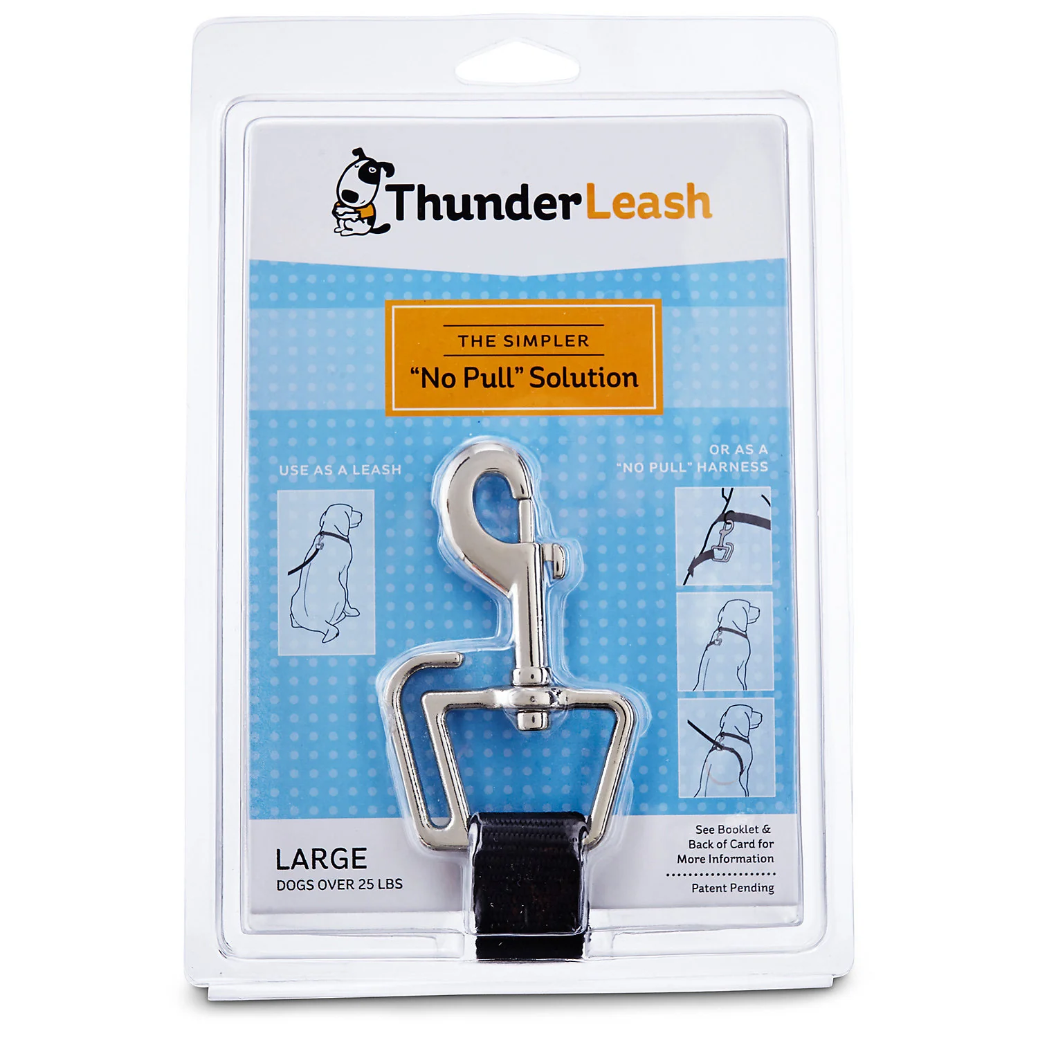 ThunderLeash No-Pull Dog Leash, Medium/Large - Image 1