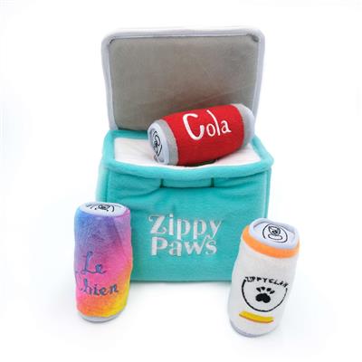 Zippy Paws Plush Dog Toy Zippy Burrow - Ice Chest - Image 1