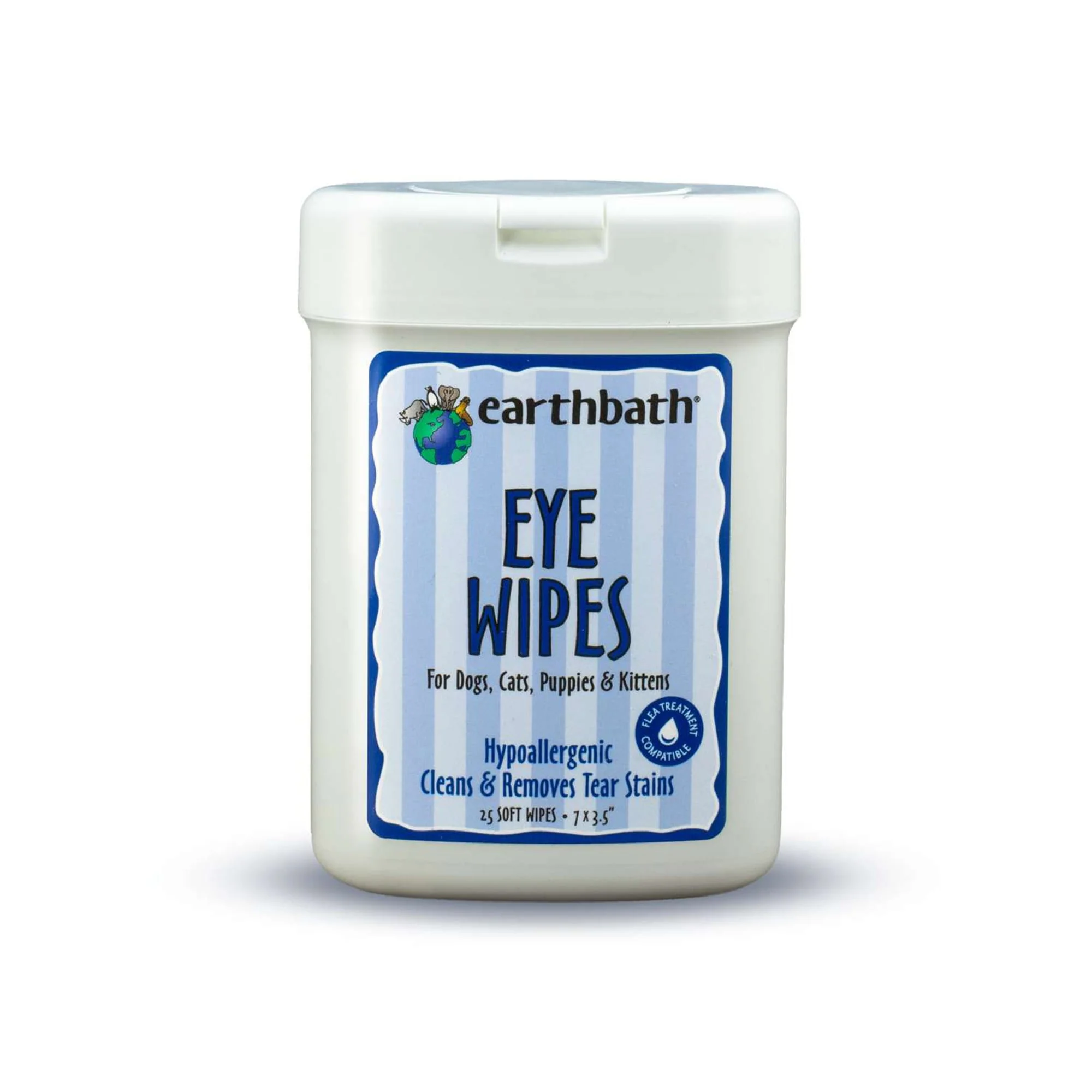 Earthbath® Eye Wipes for Cat & Dog 30 Count - Image 1