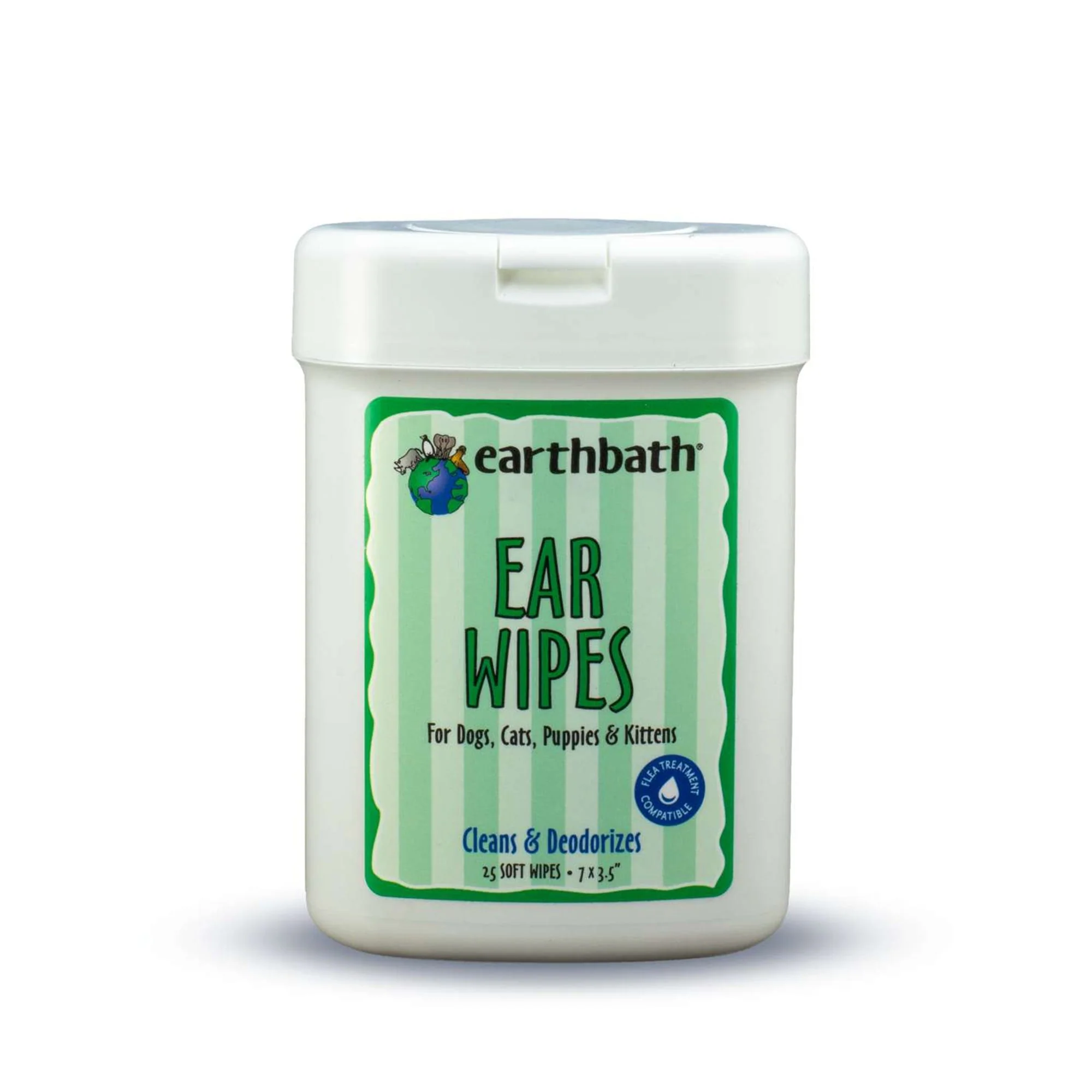 Earthbath® Ear Wipes for Cat & Dog 30 Count - Image 1