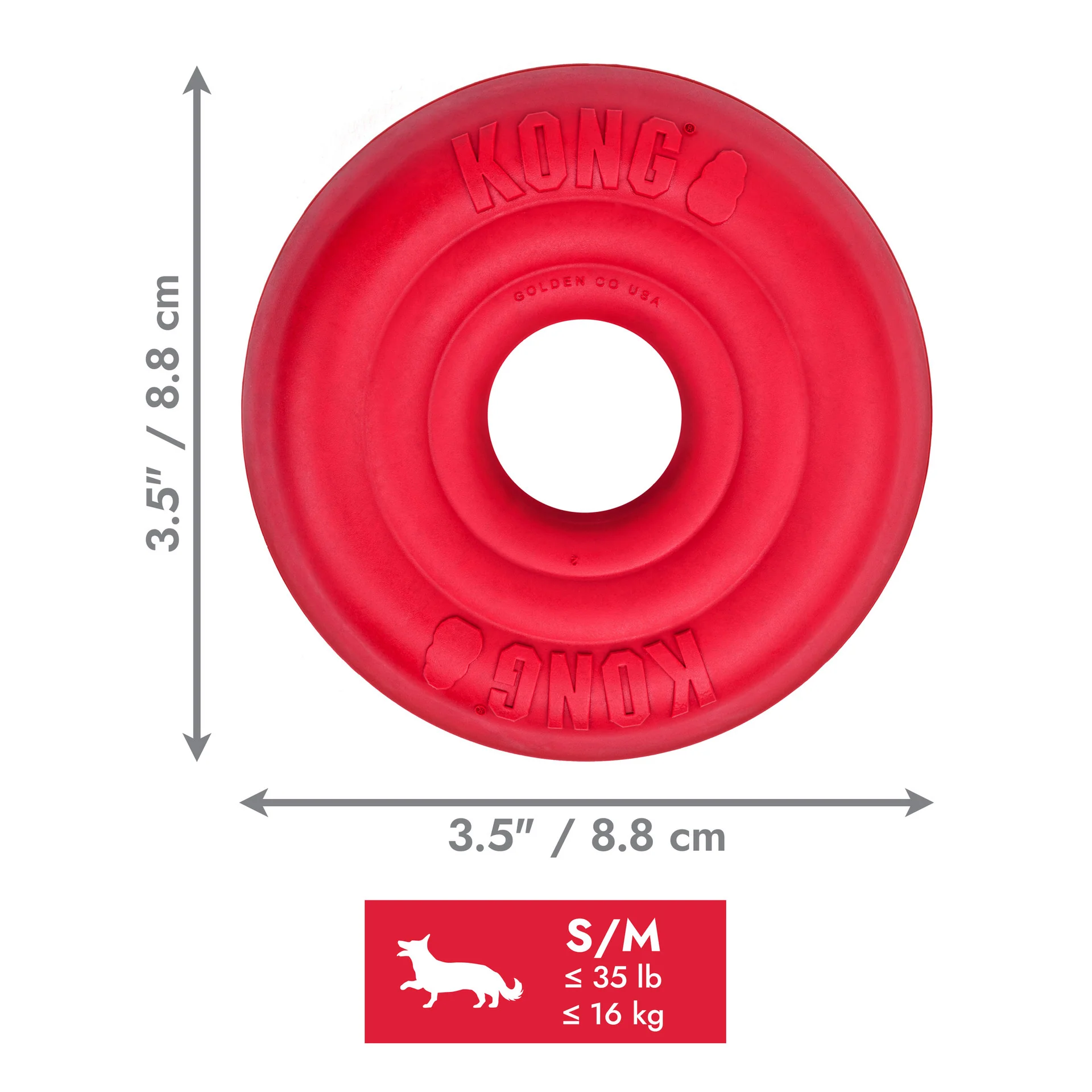 Kong Dog Toy Donut Small - Image 1