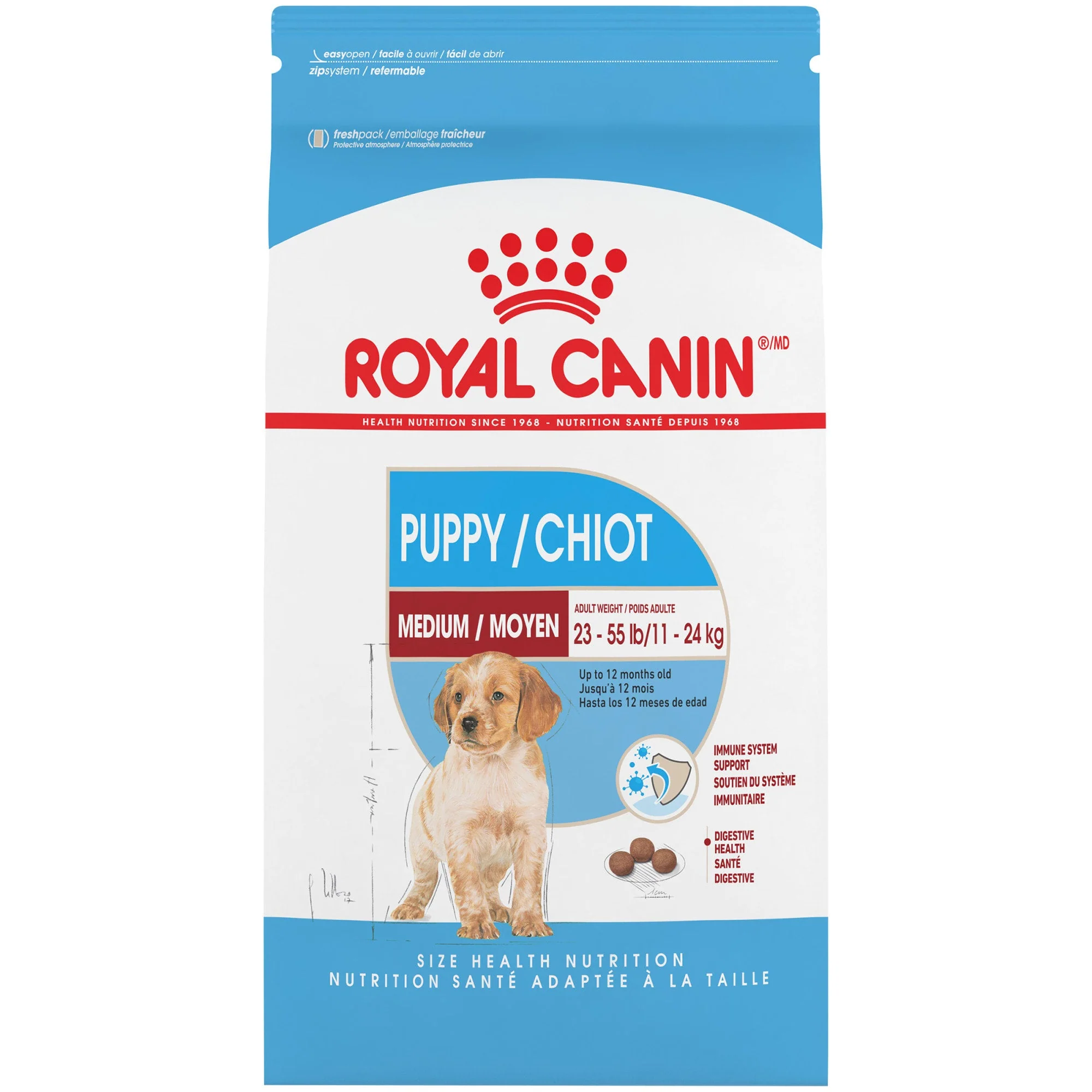 Royal Canin Medium Breed Puppy Dry Dog Food, 4lb - Image 1