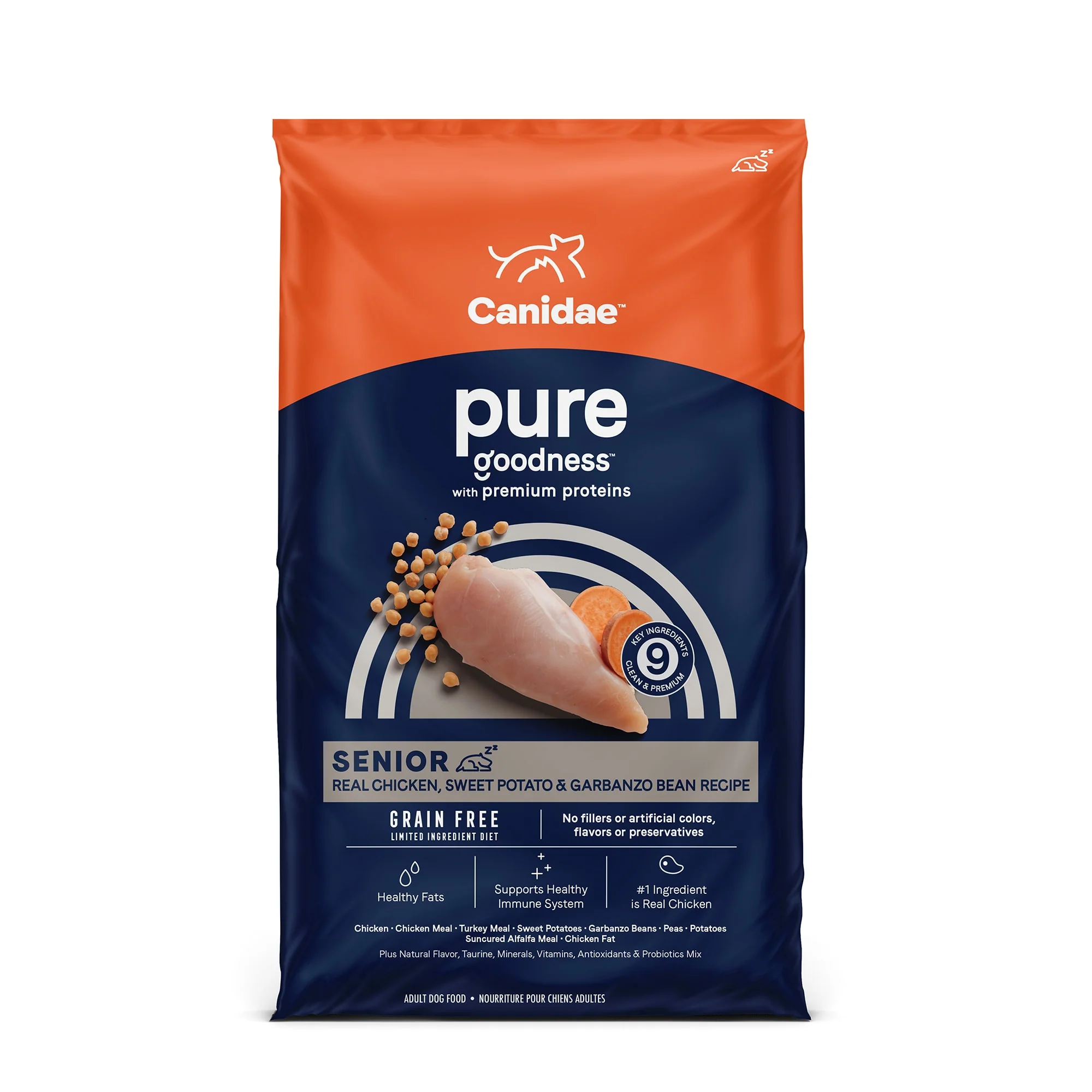 Canidae Pure Meadow Grain-Free Limited Ingredient Chicken Senior Dry Dog Food, 24 lb - Image 1