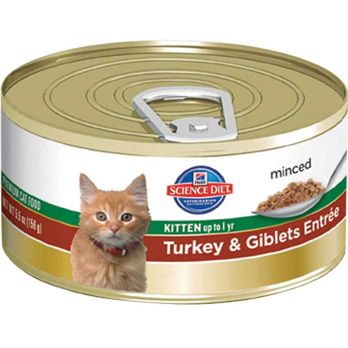 Hills Science Diet Cat Kitten Savory Turkey 5.5oz - Image 1
