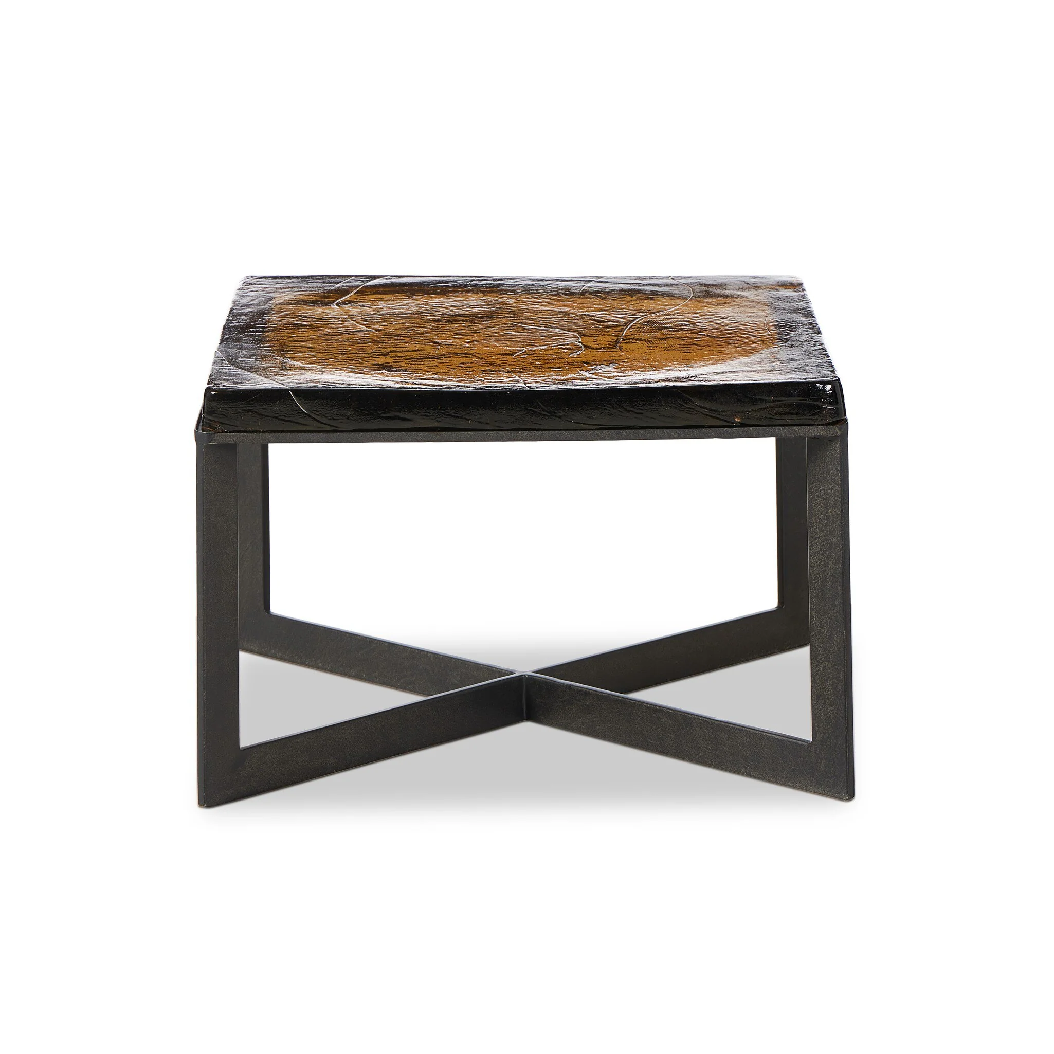 Lennie Cast Glass Bunching Table - Image 1
