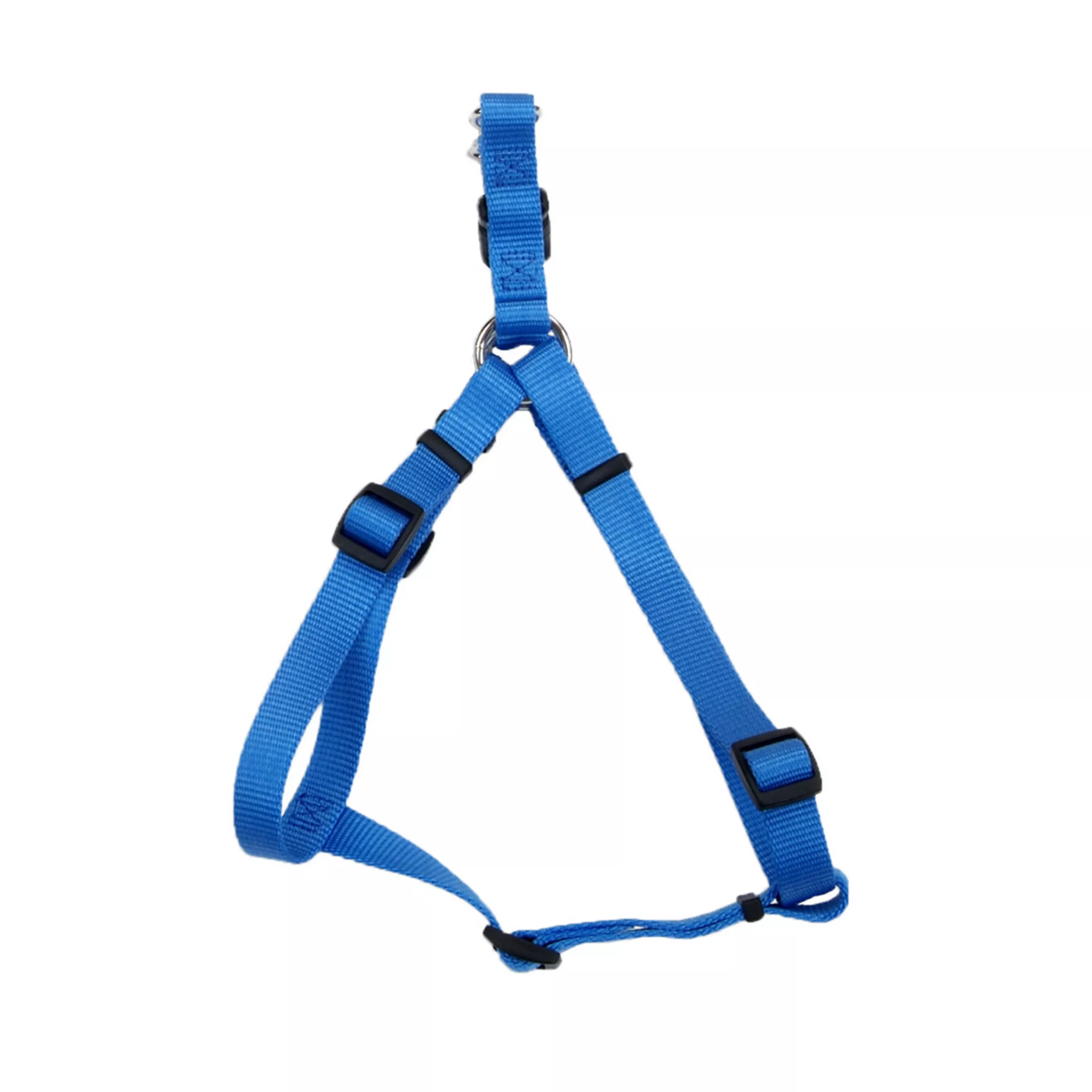 Coastal Comfort Wrap Adjustable 1in Wide 26-38in Step In Dog Harness Blue Lagoon - Image 1