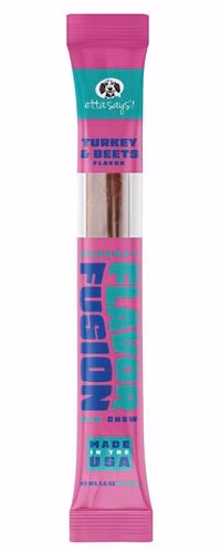 Etta Says! Flavor Fusion Dog Chew Turkey and Beets 1.5oz - Image 1