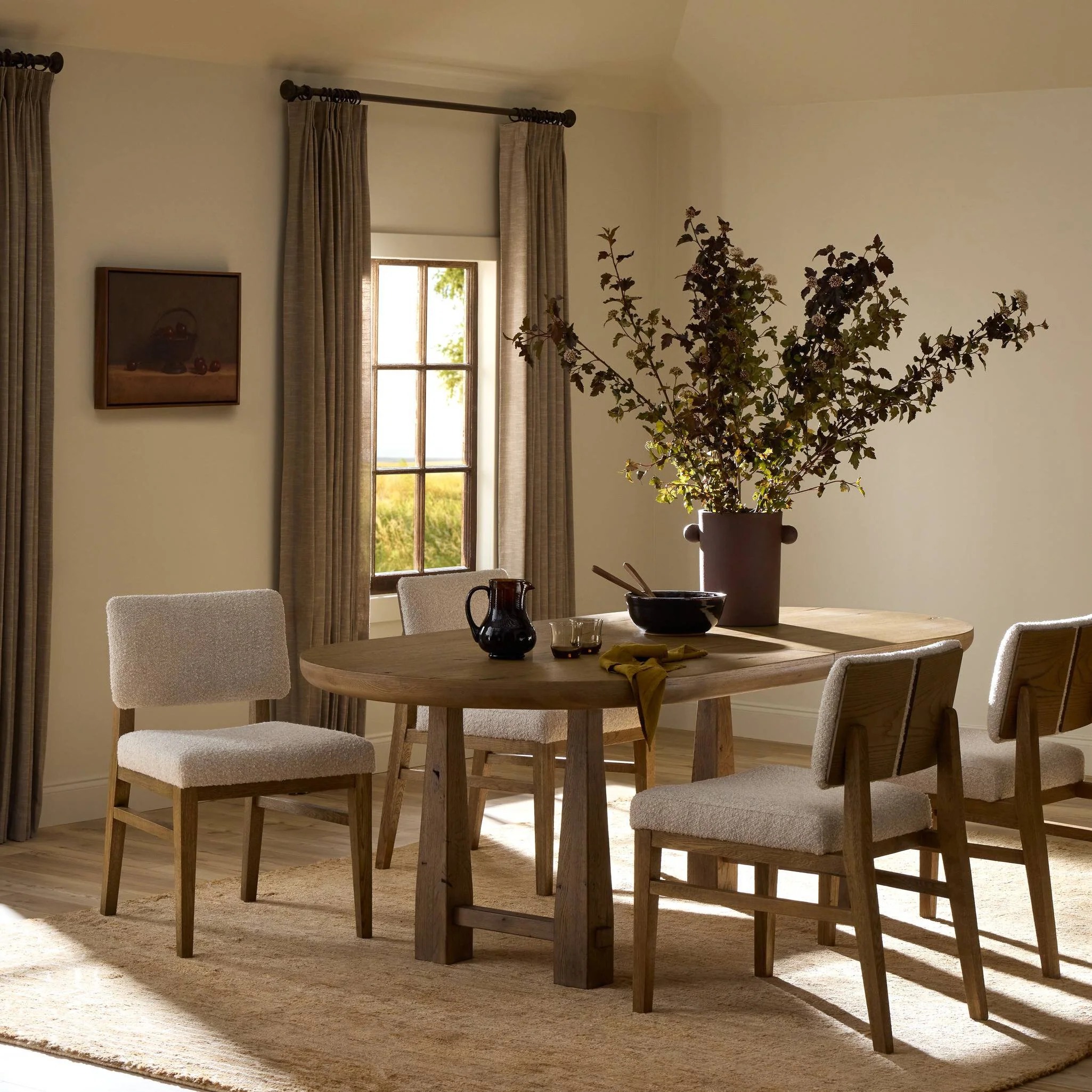 Godric Oval Extension Dining Table - Image 1