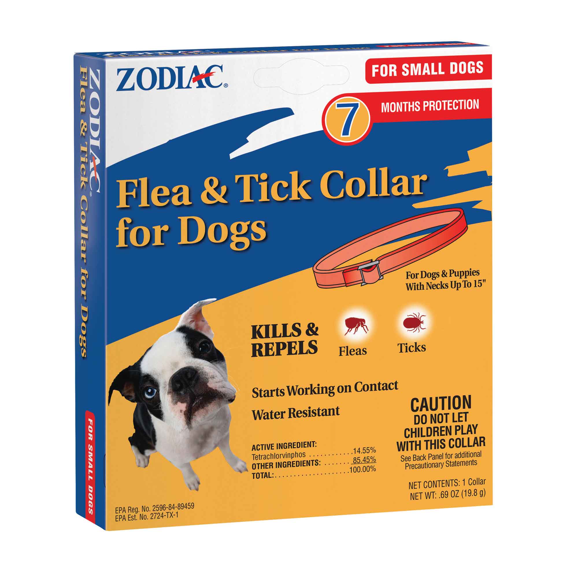Zodiac Flea & Tick Collar for Small Dogs - Image 1