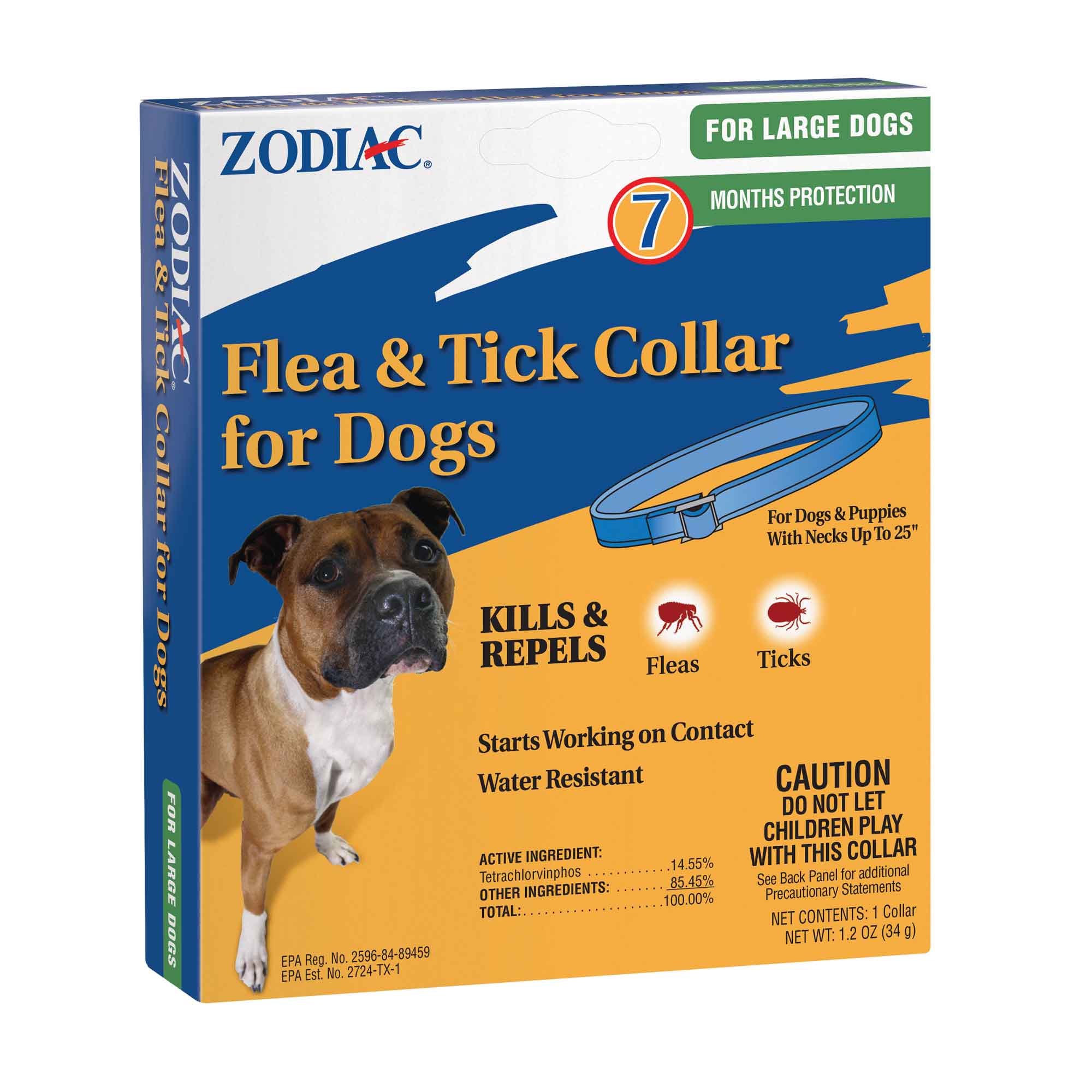 Zodiac Flea & Tick Collar For Large Dogs - Image 1