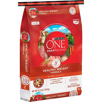 Purina ONE Natural  Weight Control Dry Dog Food  +Plus Healthy Weight Formula  16.5 lb. Bag - Image 1