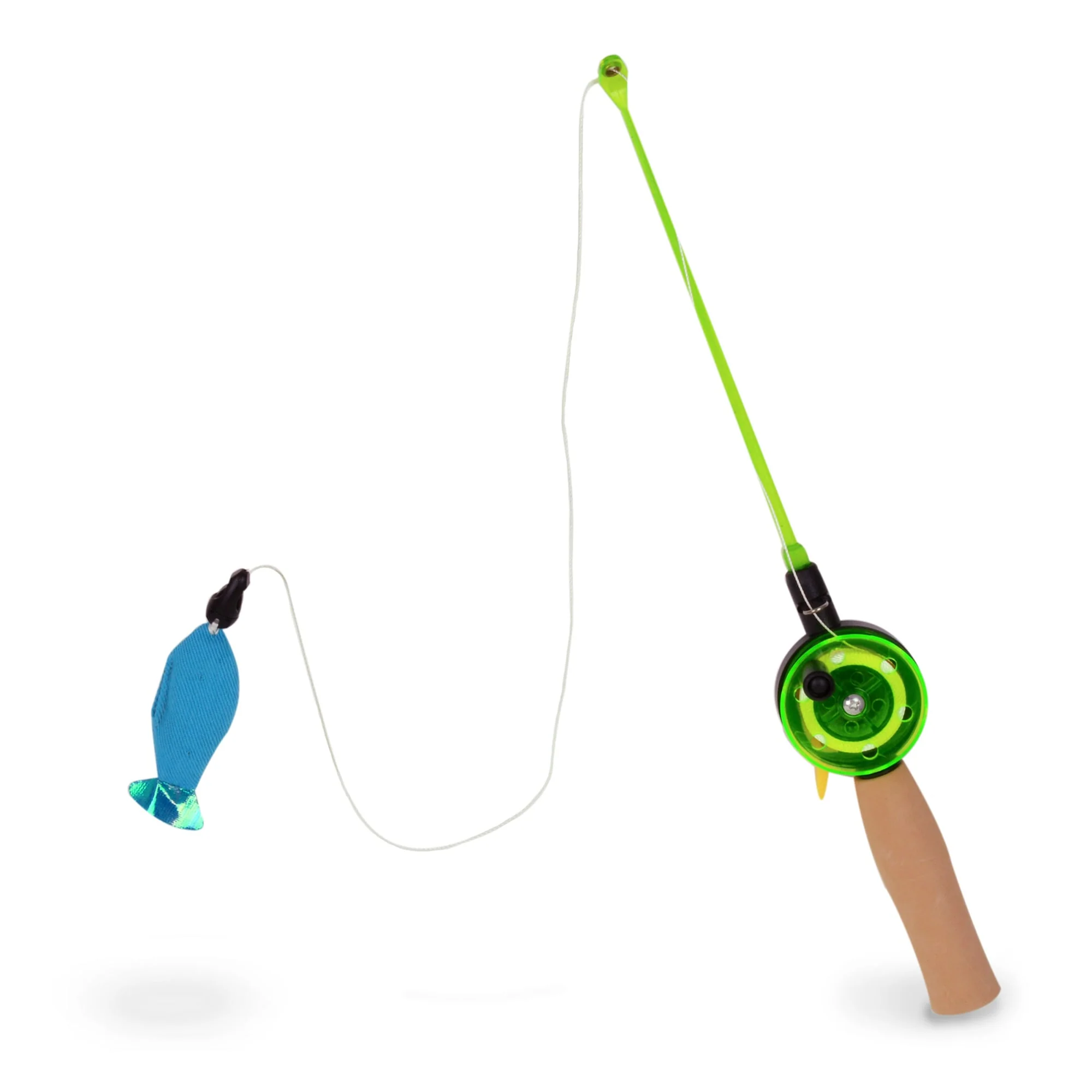 Our Pets Go Fish! Cosmic Catnip Teaser Wand Interactive Cat Toy - Image 1