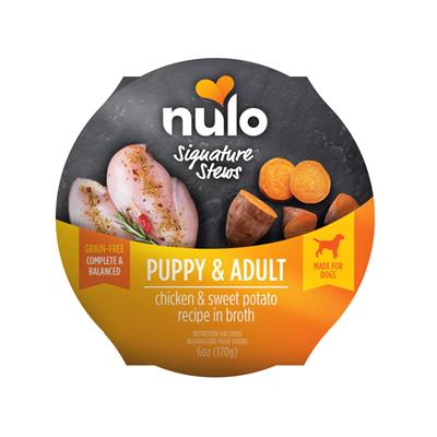 Nulo Signature Stew Puppy & Adult Dog Food Chicken & Sweet Potato 6oz. - Image 1