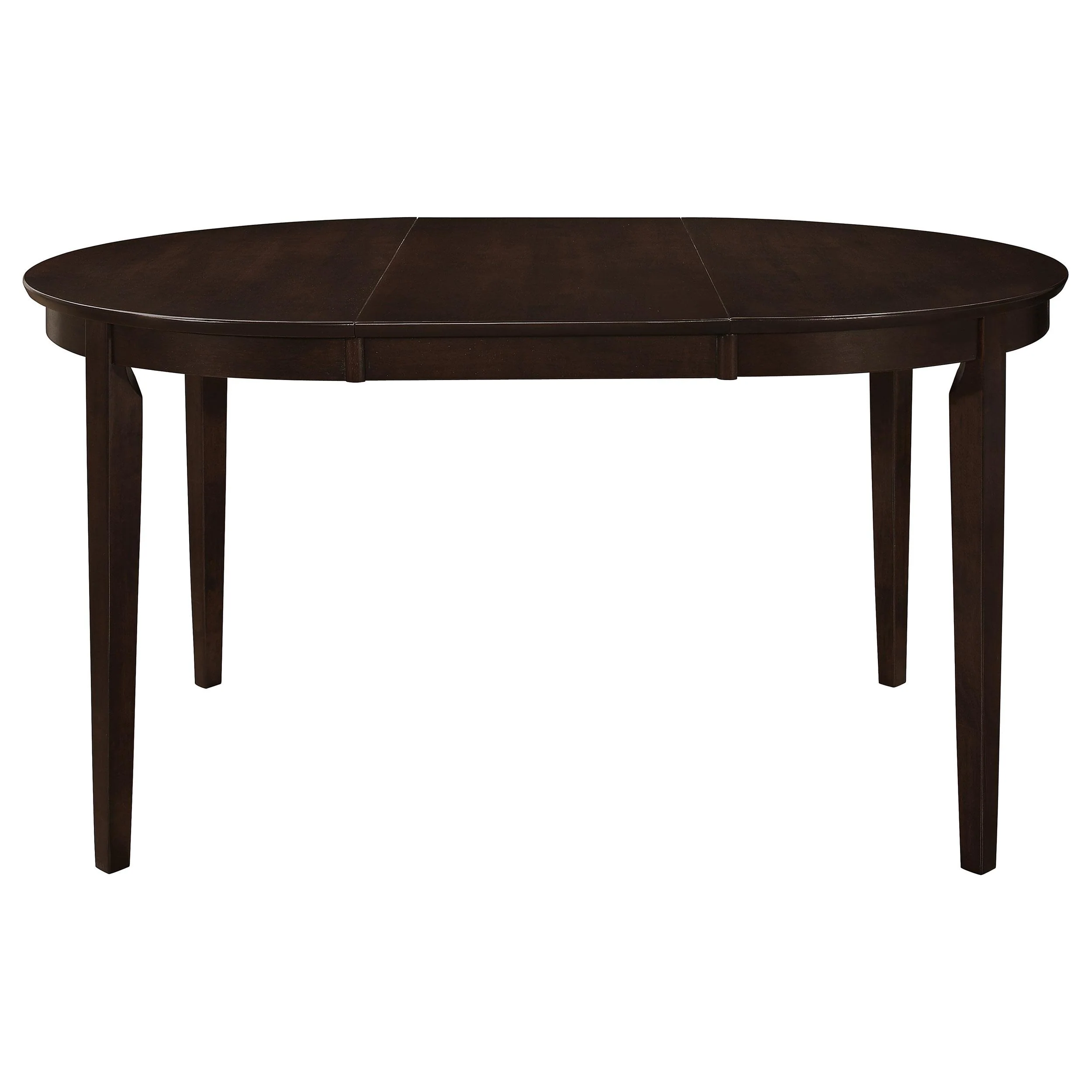 Coaster Furniture Gabriel 100770 Oval 60-inch Extension Leaf Dining Table - Cappuccino - Image 2