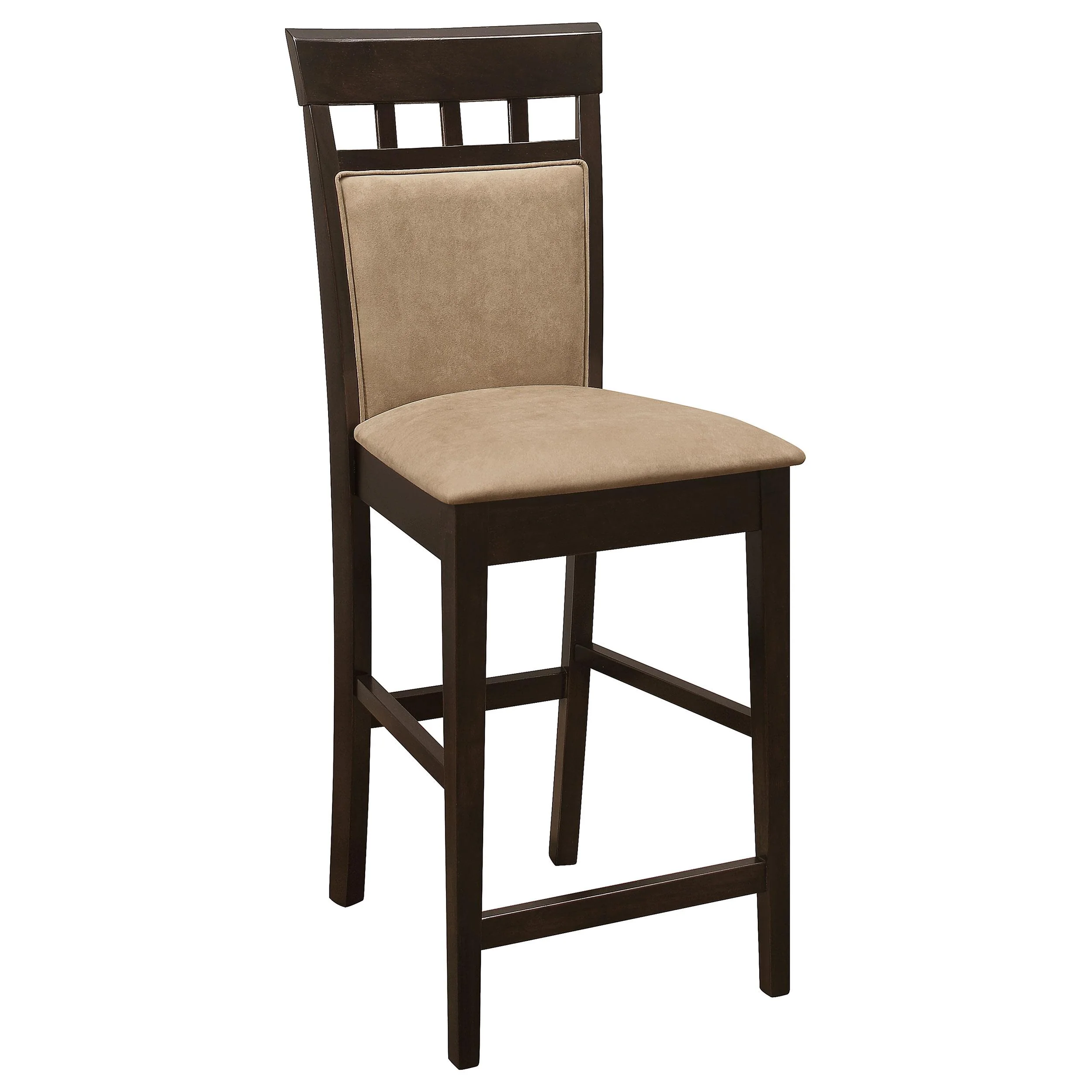 Coaster Furniture Gabriel 100219 Closed Back Counter Chair – Cappuccino (Set of 2)