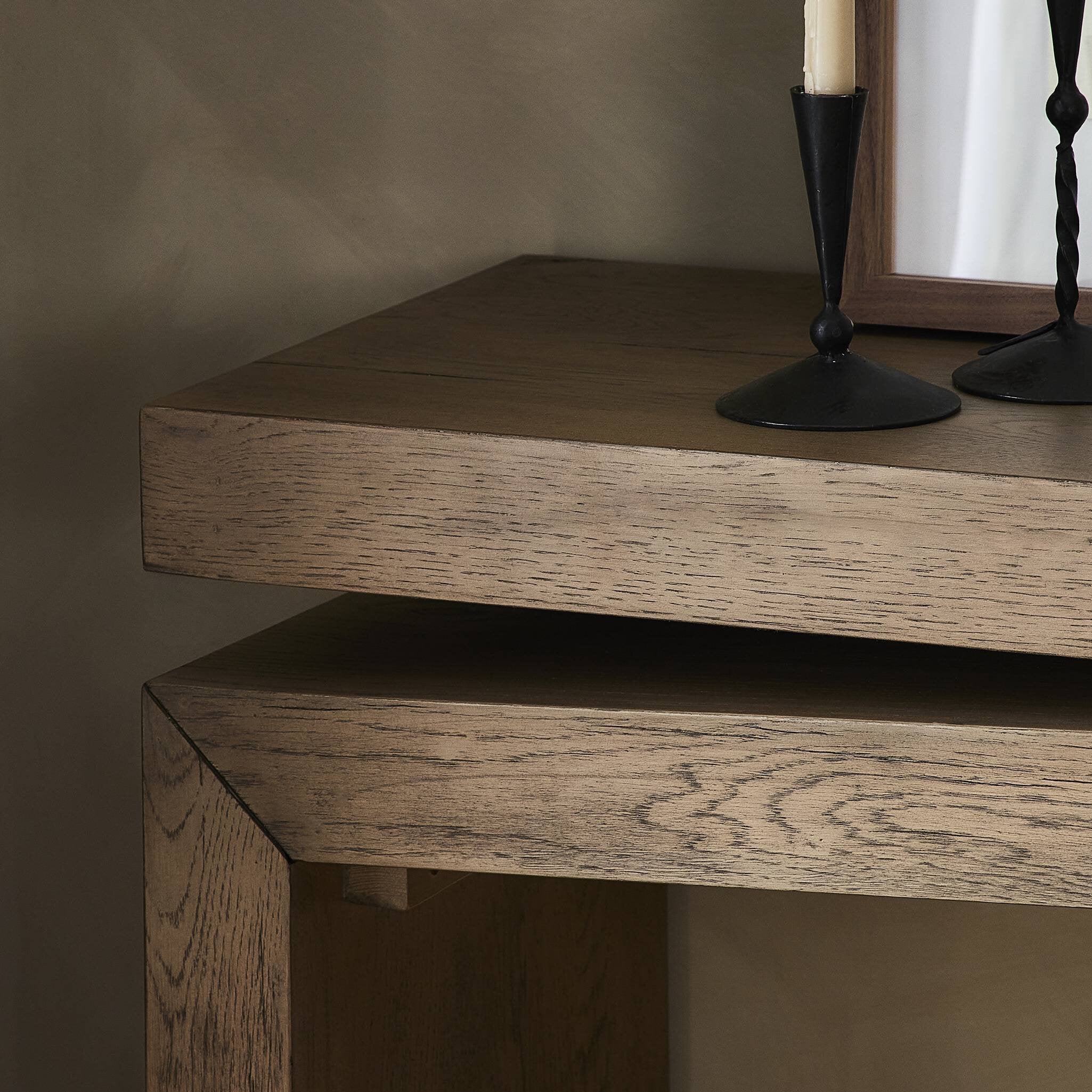 Southill Console Table 60", Rustic Grey - Image 3
