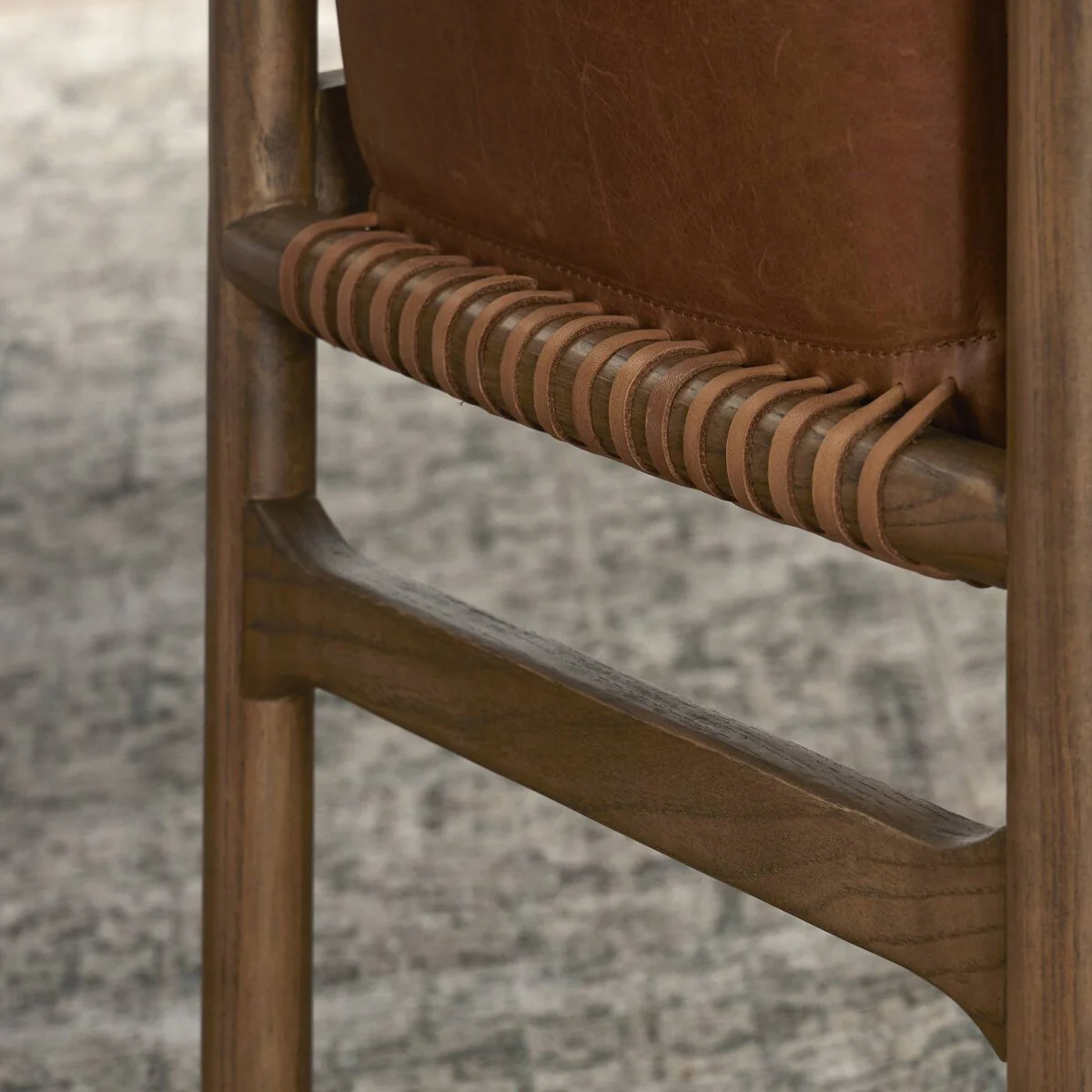 Baden Leather Dining Chair - Image 3