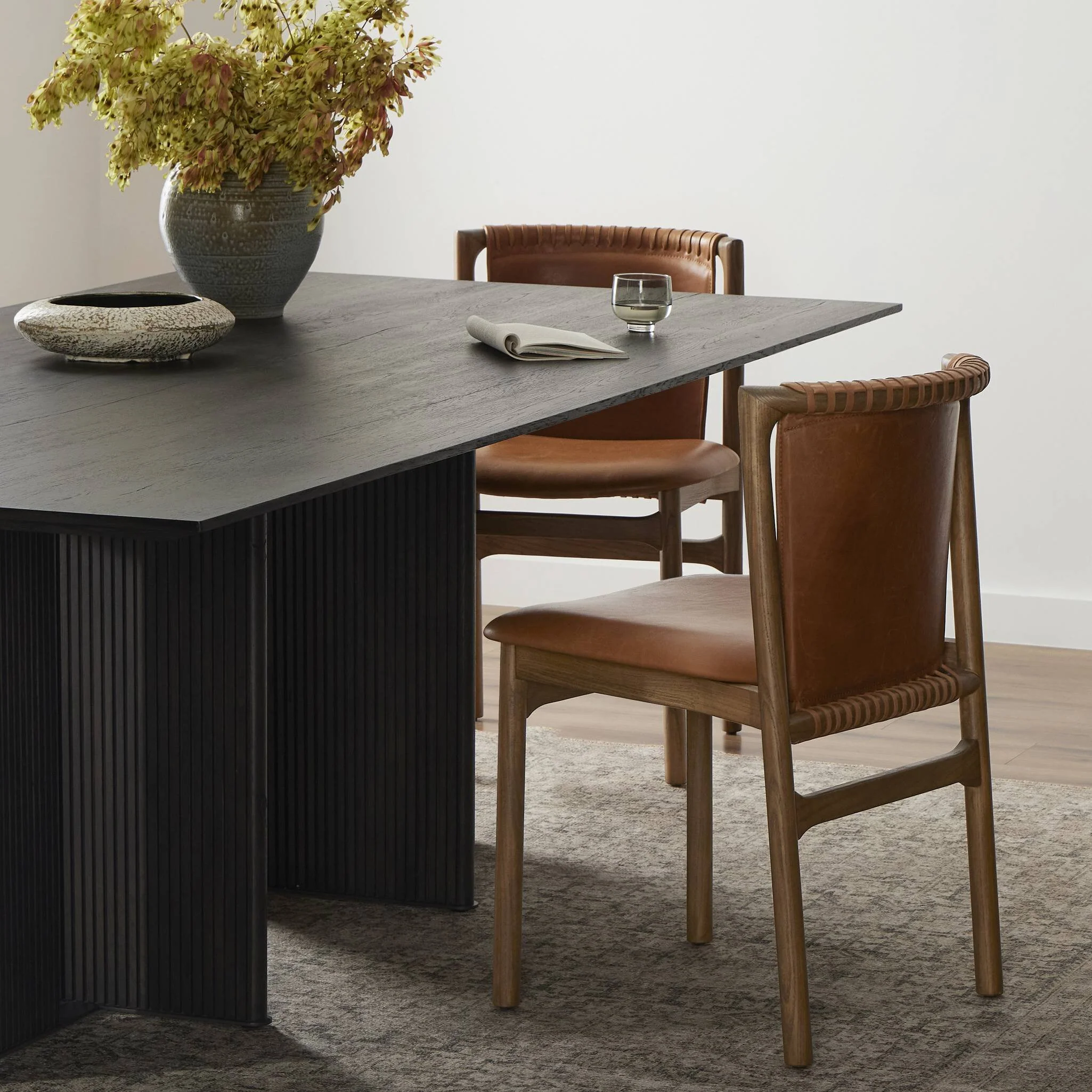 Baden Leather Dining Chair - Image 2