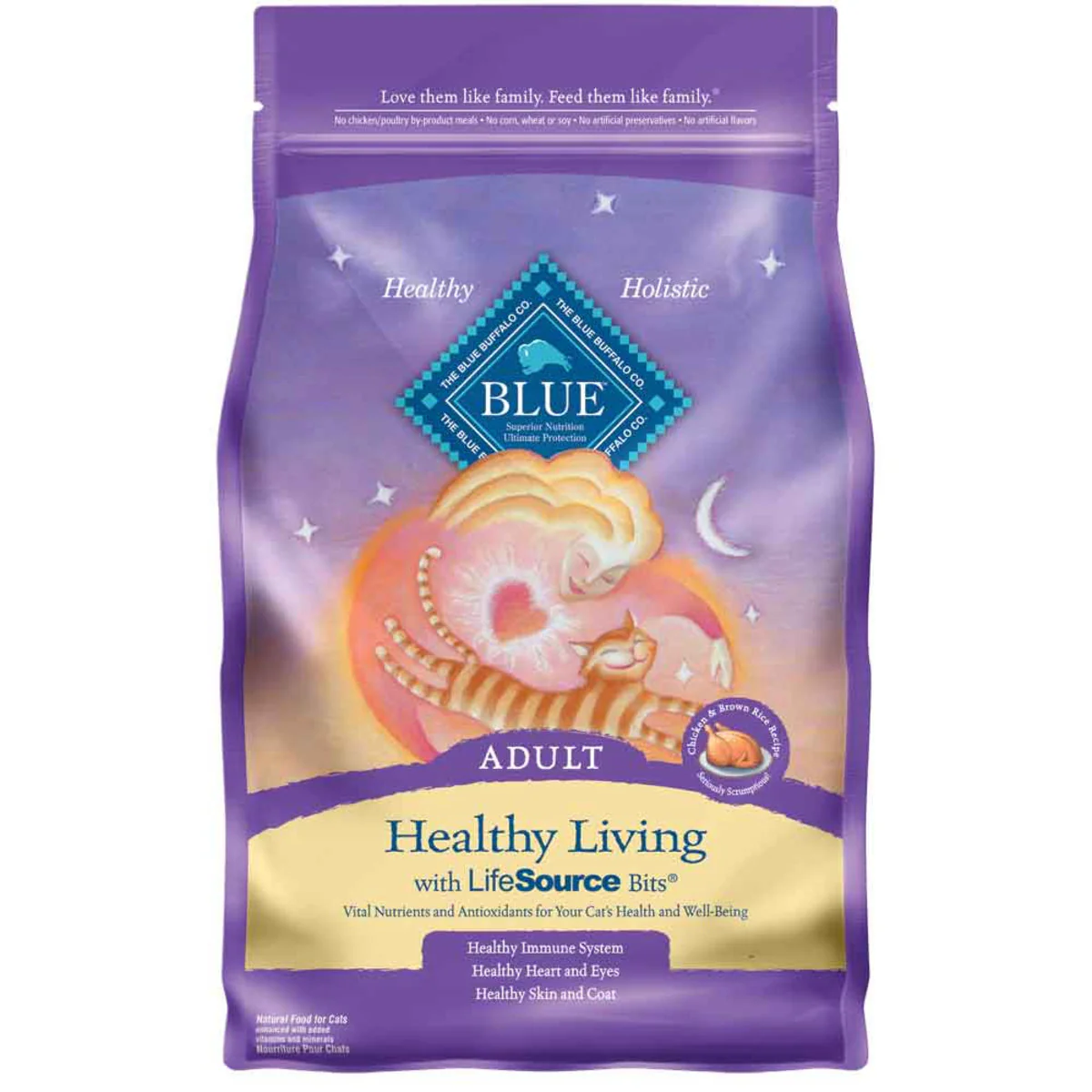 Blue Buffalo Indoor Health Healthy Living Chicken/Brown Rice 7lb - Image 1