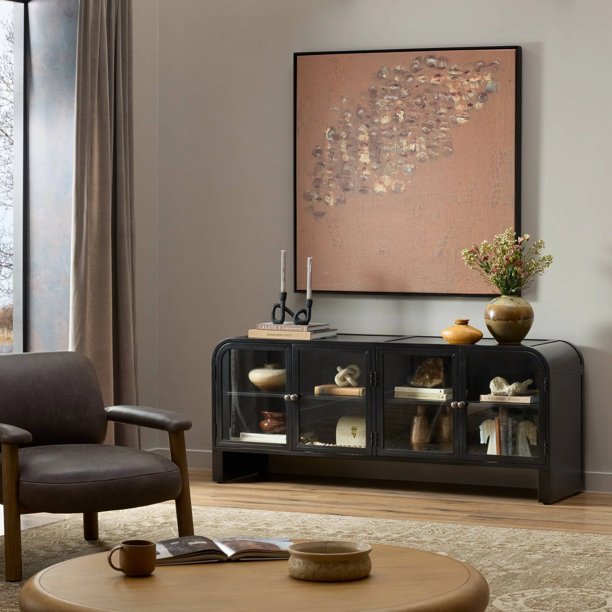 Breya Media Console Table - Image 2