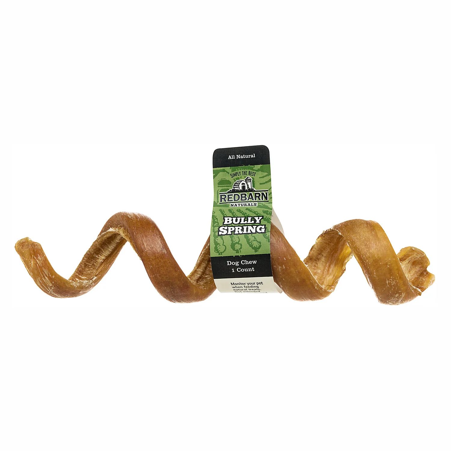 Redbarn Naturals 6  Bully Spring Bully Stick Dog Treat  1 Ct - Image 1
