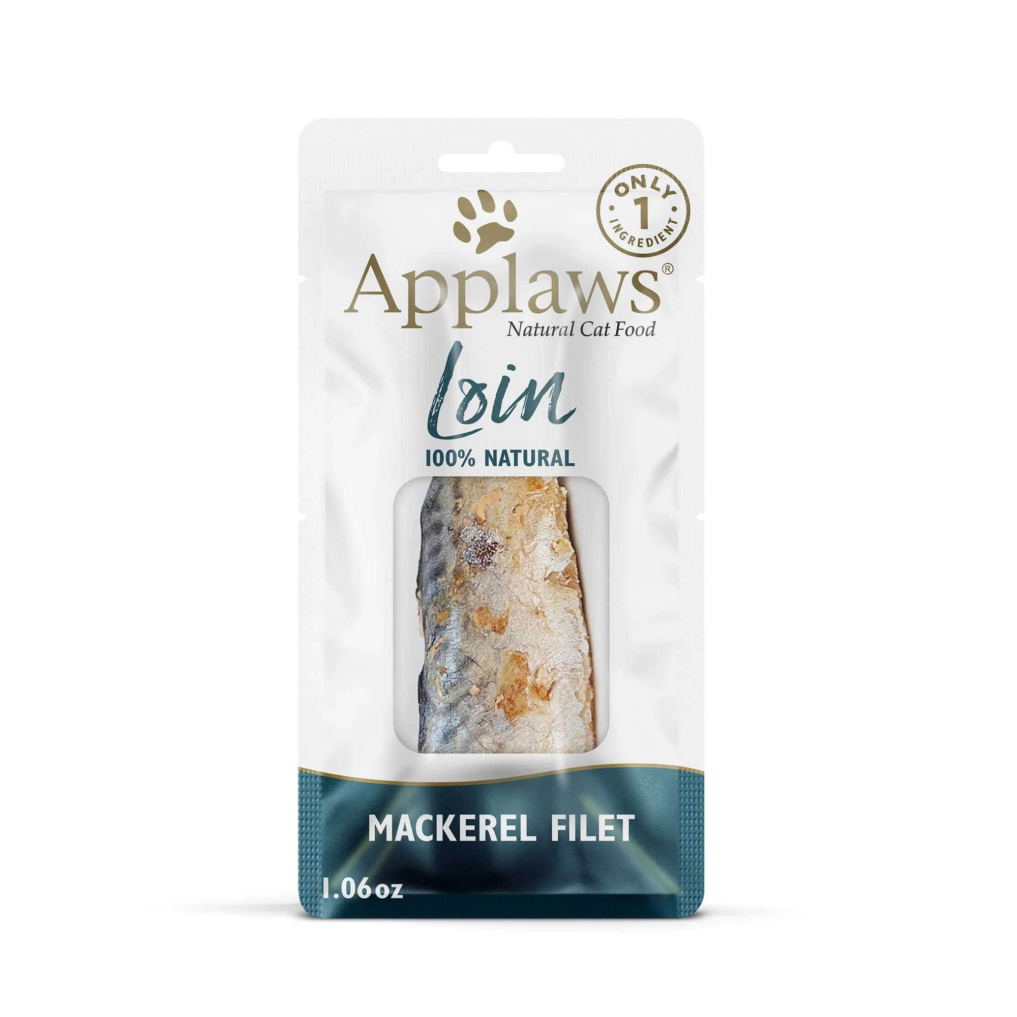 Applaws Cat Treat Pouch 1.06oz Mackerel Loin - Image 1