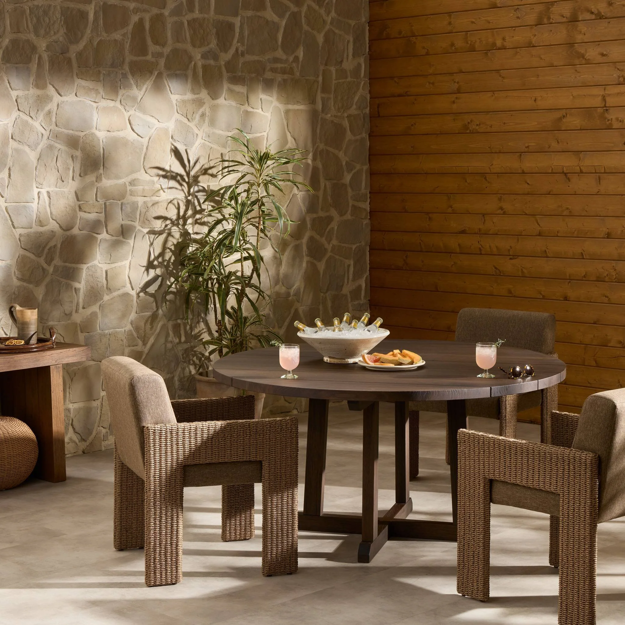 Indie Outdoor Dining Table - Image 2