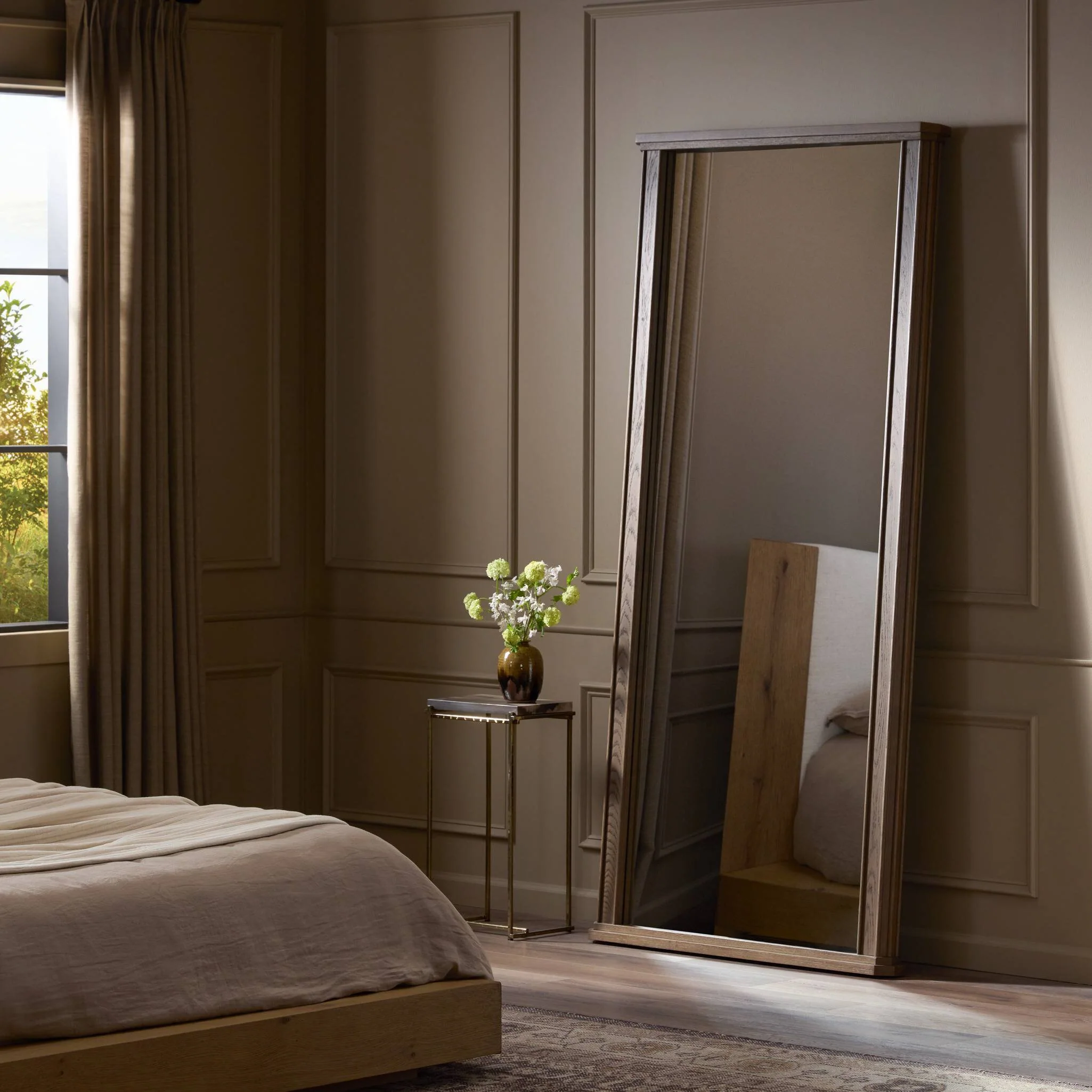 Kish Oak Floor Mirror - Image 2