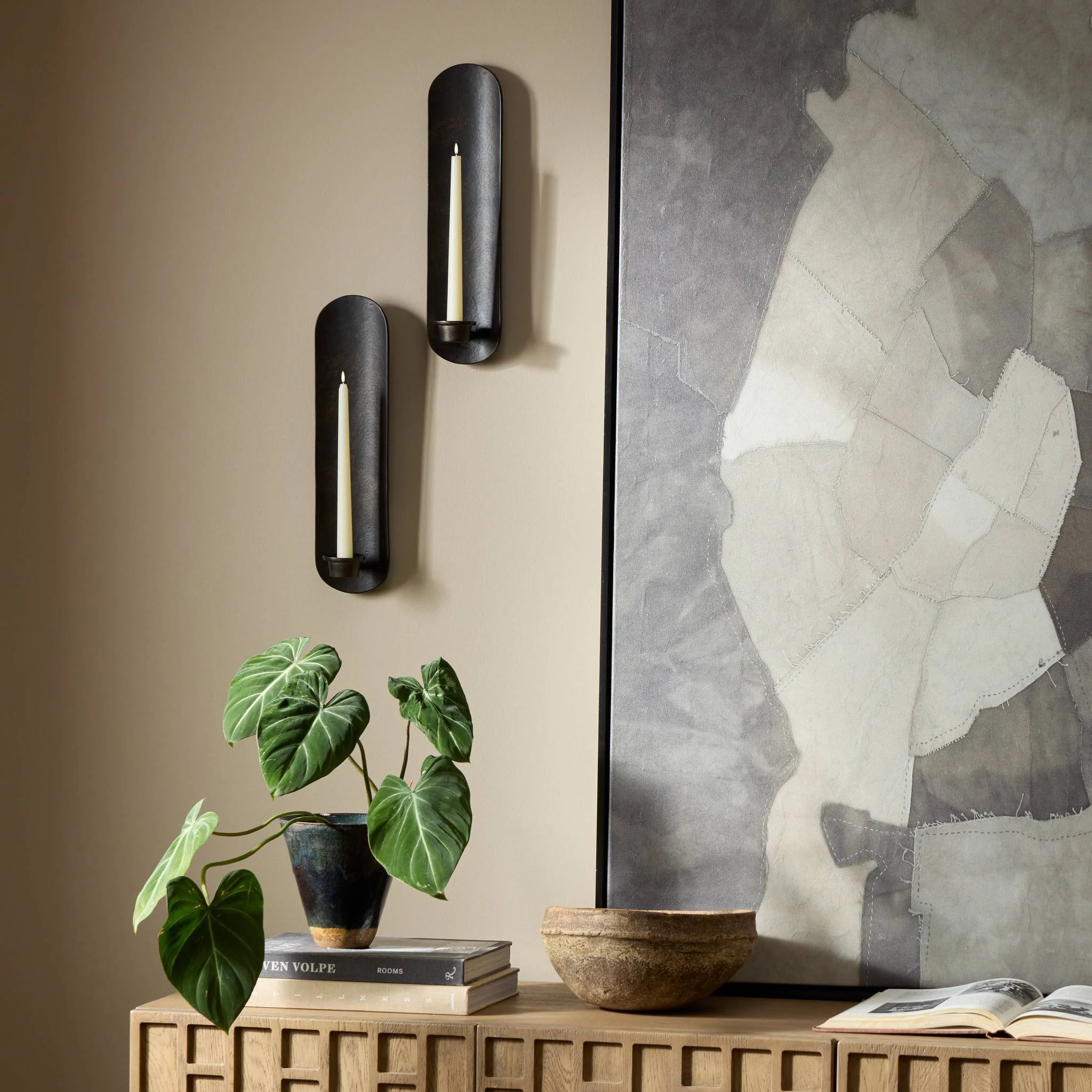 Pilla Wall Mounted Candle Holder Set of 2 - Image 3