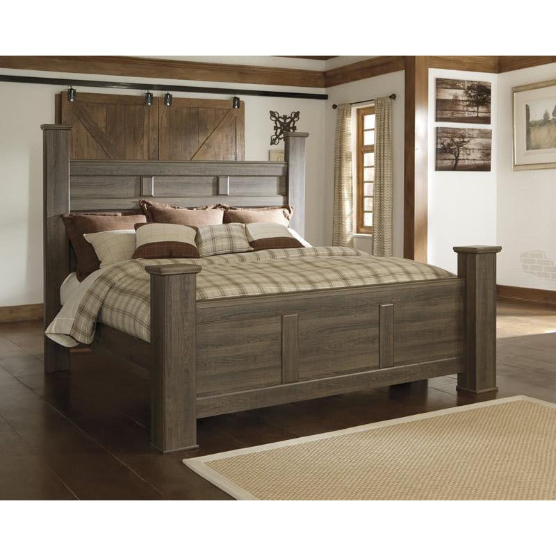 Signature Design by Ashley Juararo King Poster Bed B251-68/B251-66/B251-99 - Image 1