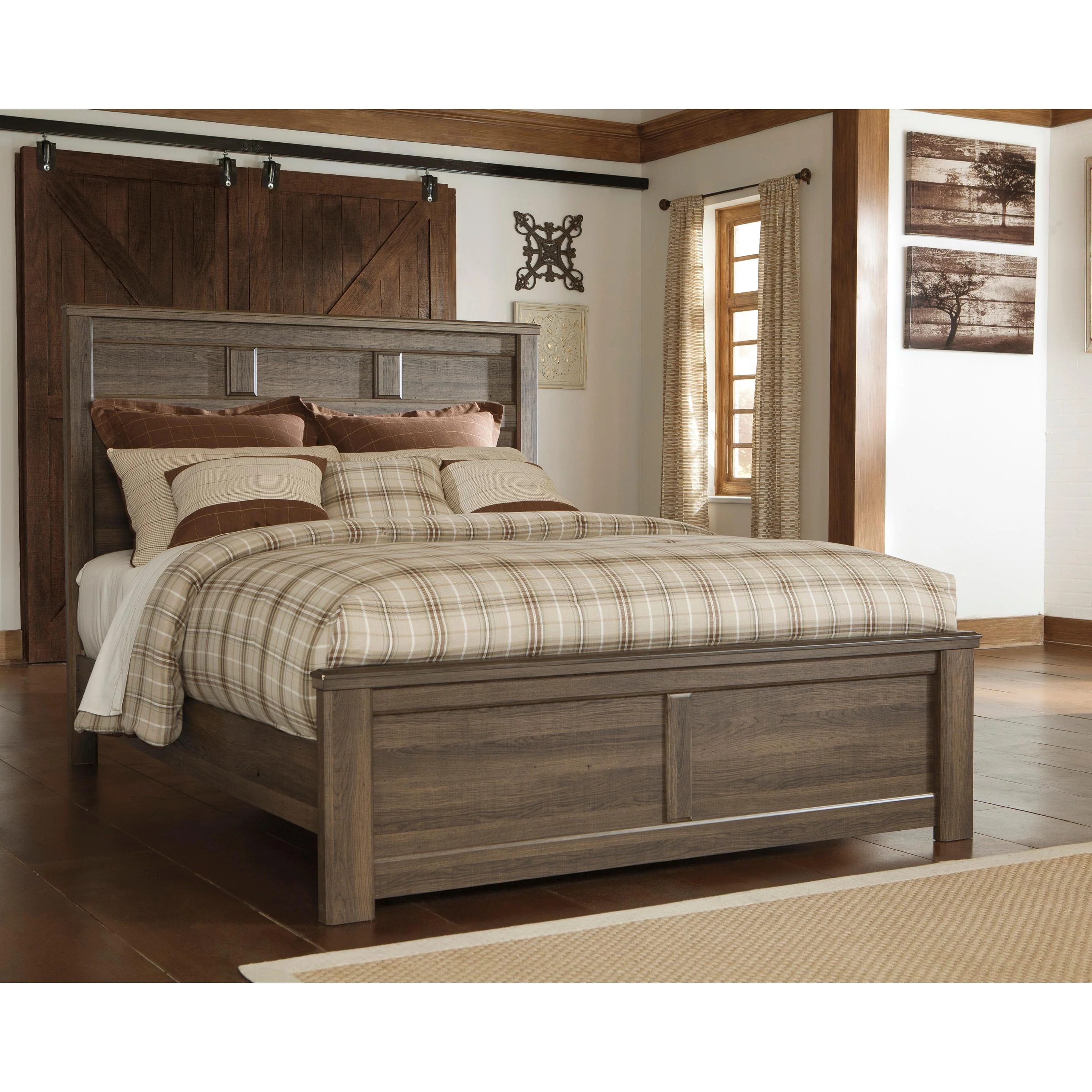 Signature Design by Ashley Juararo B251 7 pc Queen Panel Bedroom Set - Image 2